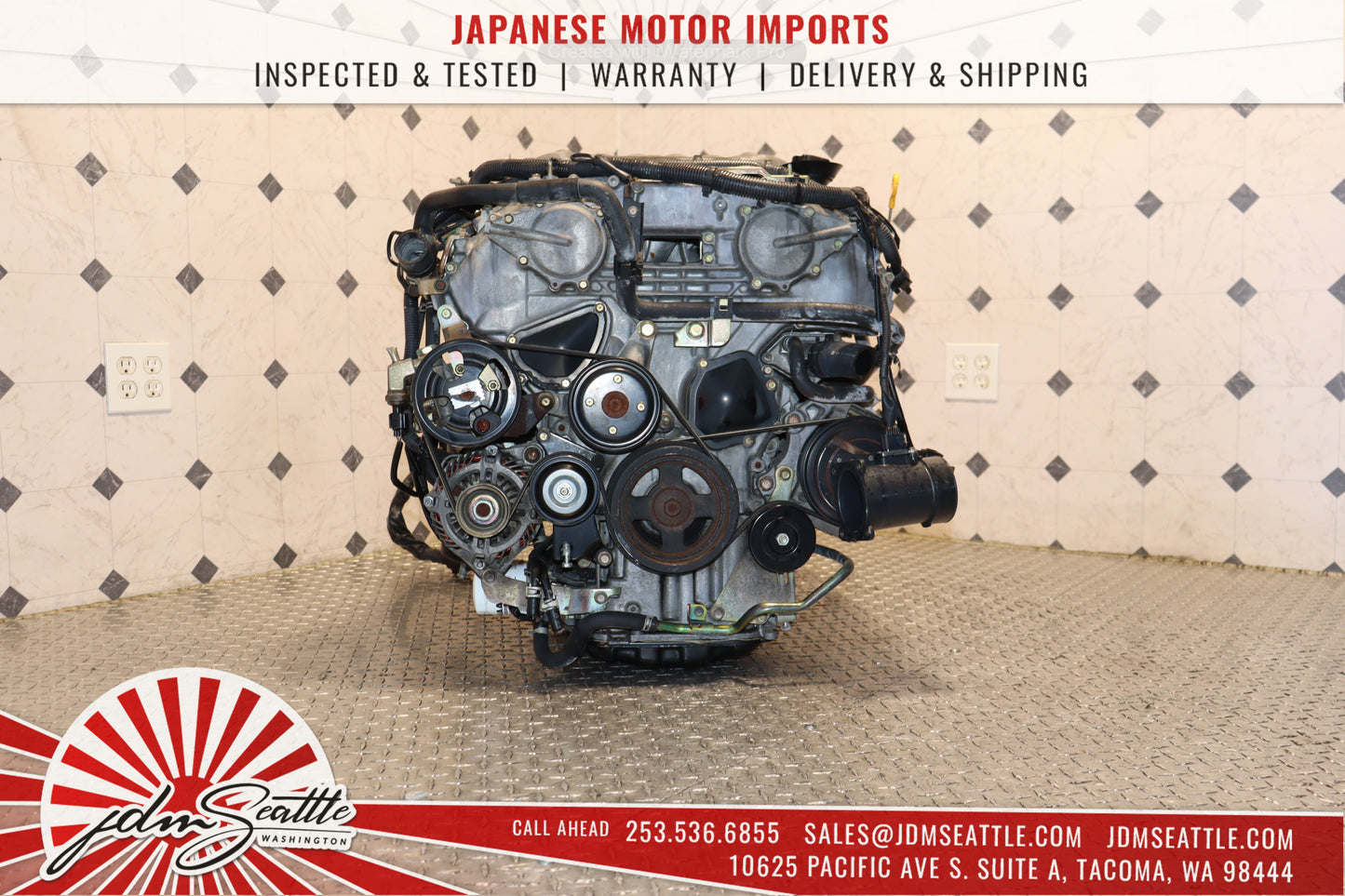 JDM VQ35DE ENGINE 03-05 NISSAN 350Z INFINITI G35 VQ35 3.5L NON-REVUP