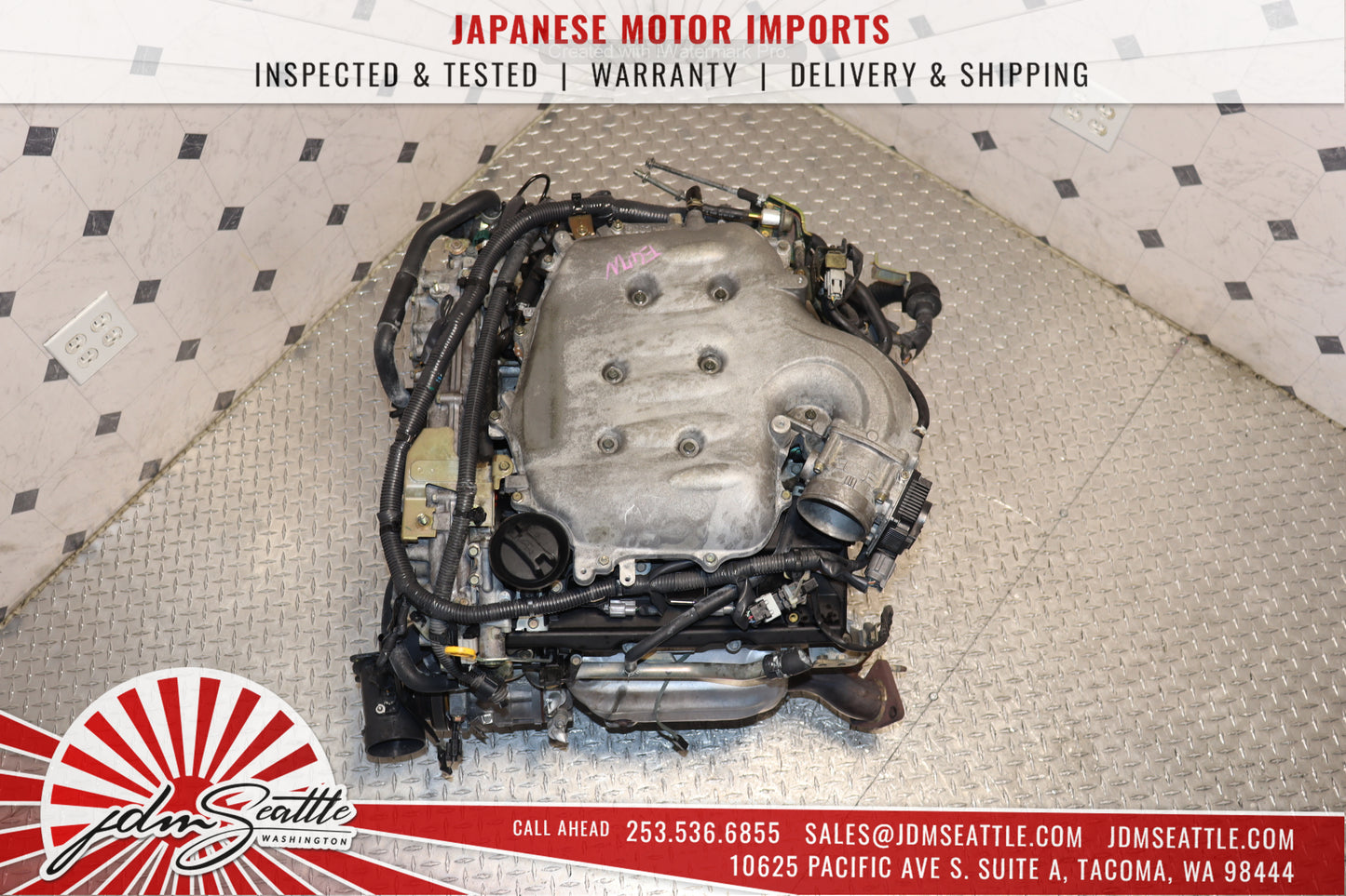 JDM VQ35DE ENGINE 03-05 NISSAN 350Z INFINITI G35 VQ35 3.5L NON-REVUP