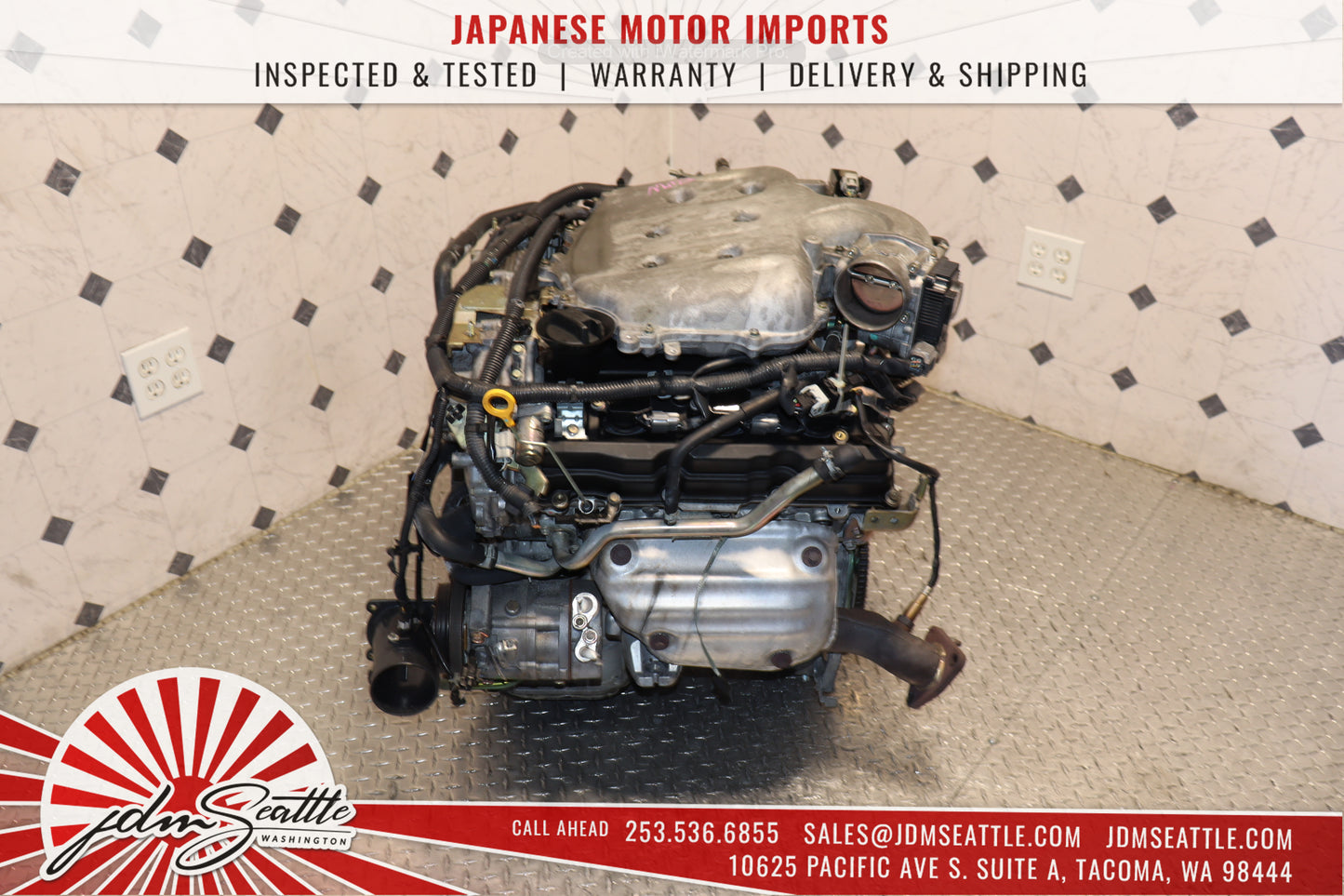 JDM VQ35DE ENGINE 03-05 NISSAN 350Z INFINITI G35 VQ35 3.5L NON-REVUP