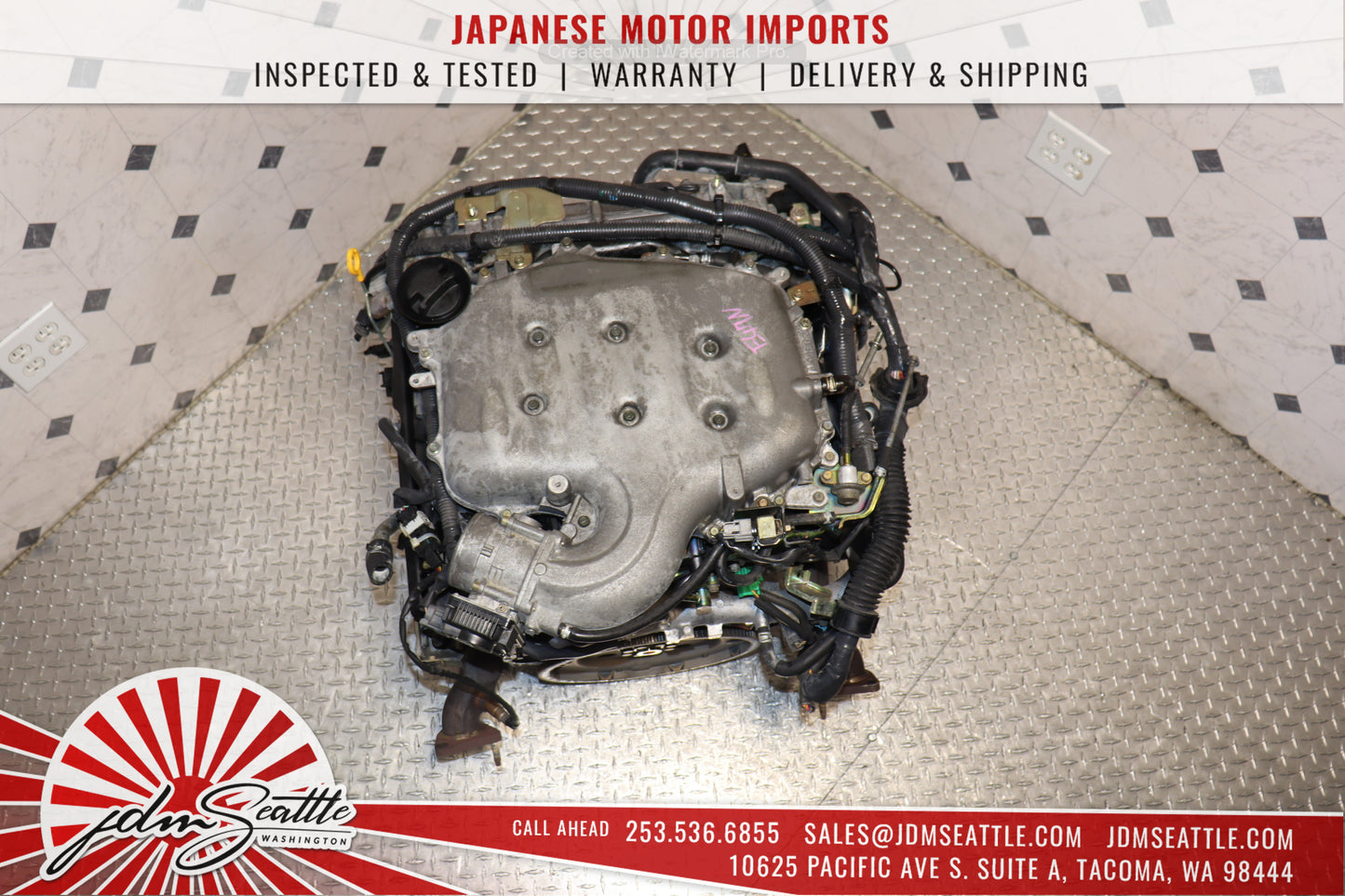 JDM VQ35DE ENGINE 03-05 NISSAN 350Z INFINITI G35 VQ35 3.5L NON-REVUP