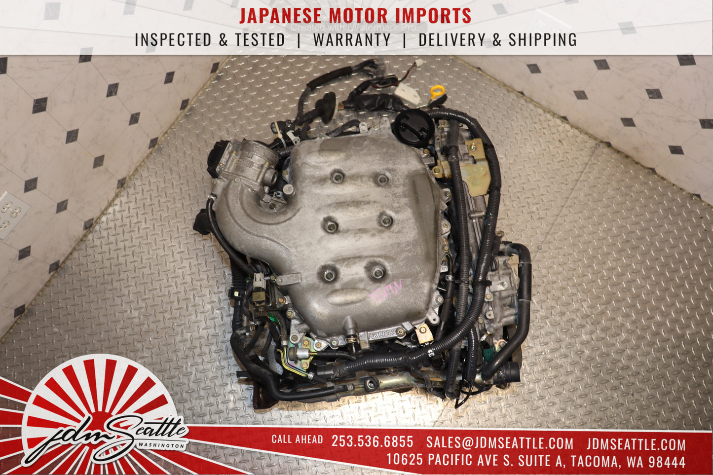 JDM VQ35DE ENGINE 03-05 NISSAN 350Z INFINITI G35 VQ35 3.5L NON-REVUP