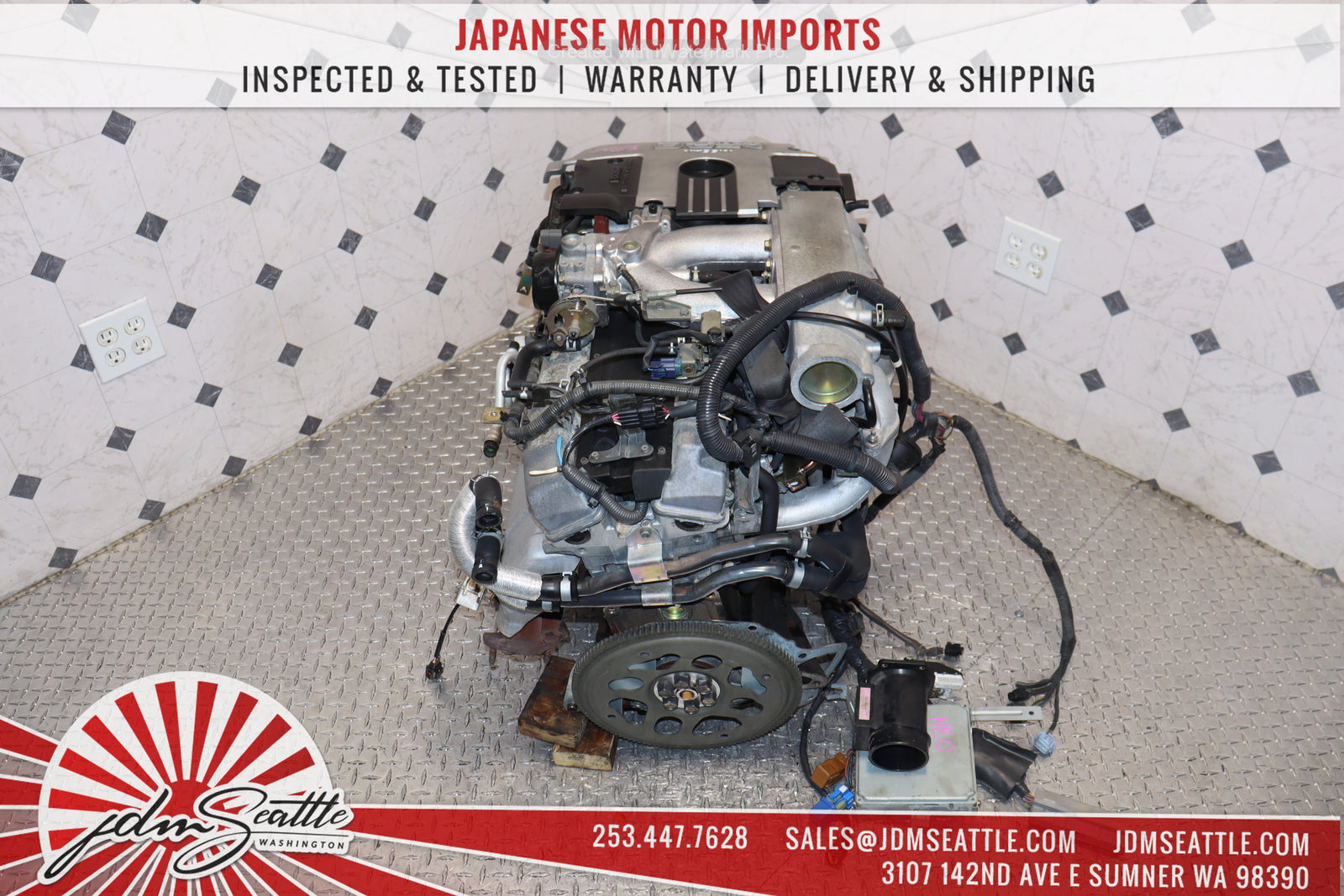 JDM R34 NISSAN SKYLINE RB25DE ENGINE 2.5L DOHC NEO 6 RWD N/A MOTOR