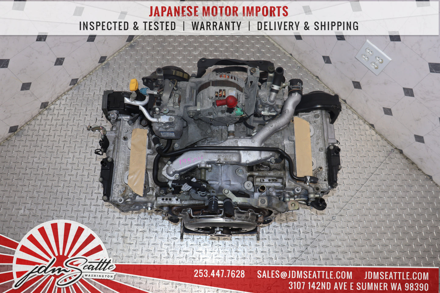 JDM EJ20T EJ205 02-05 SUBARU IMPREZA WRX HEAD & BLOCK NON AVCS MOTOR