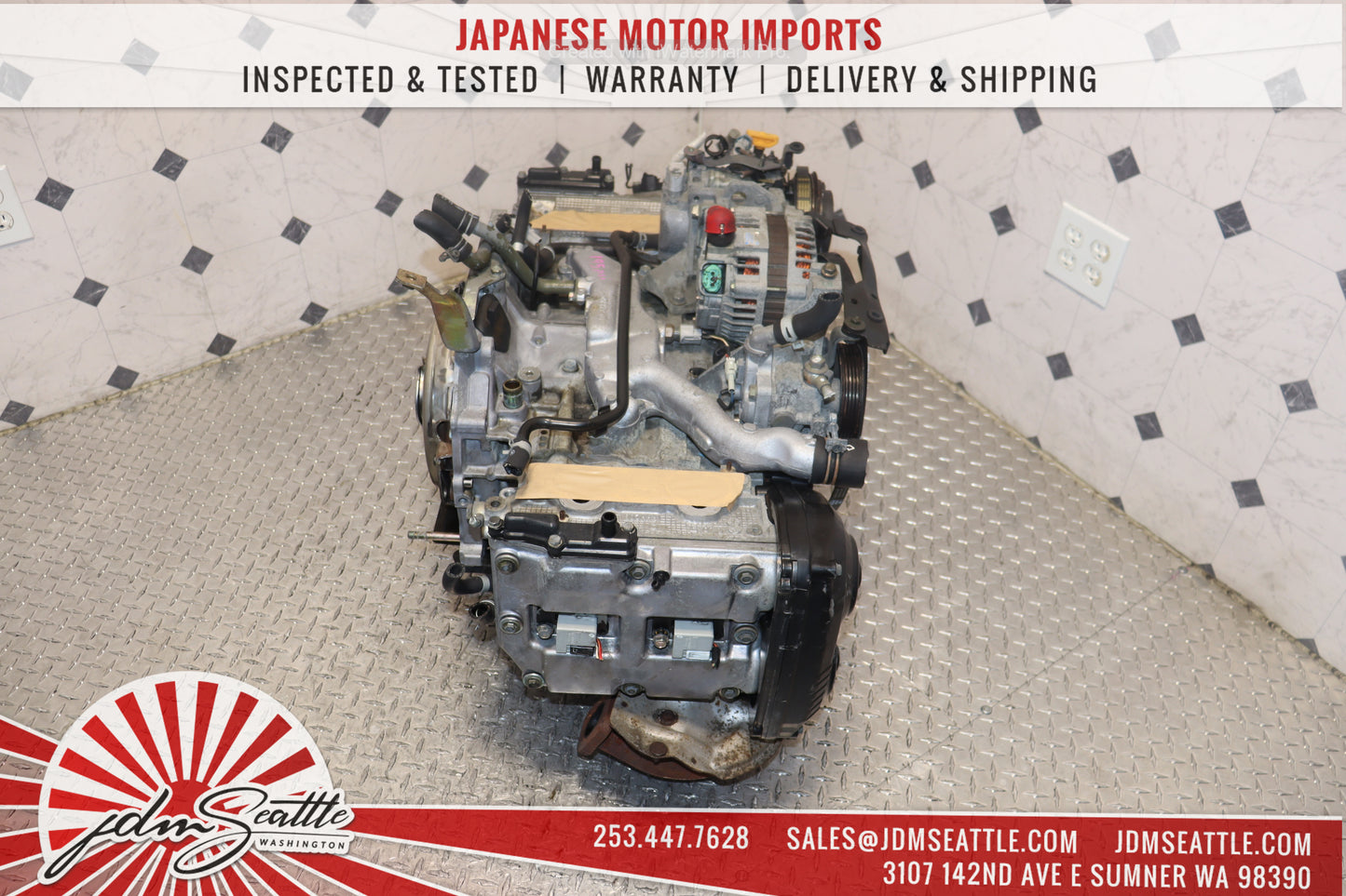 JDM EJ20T EJ205 02-05 SUBARU IMPREZA WRX HEAD & BLOCK NON AVCS MOTOR