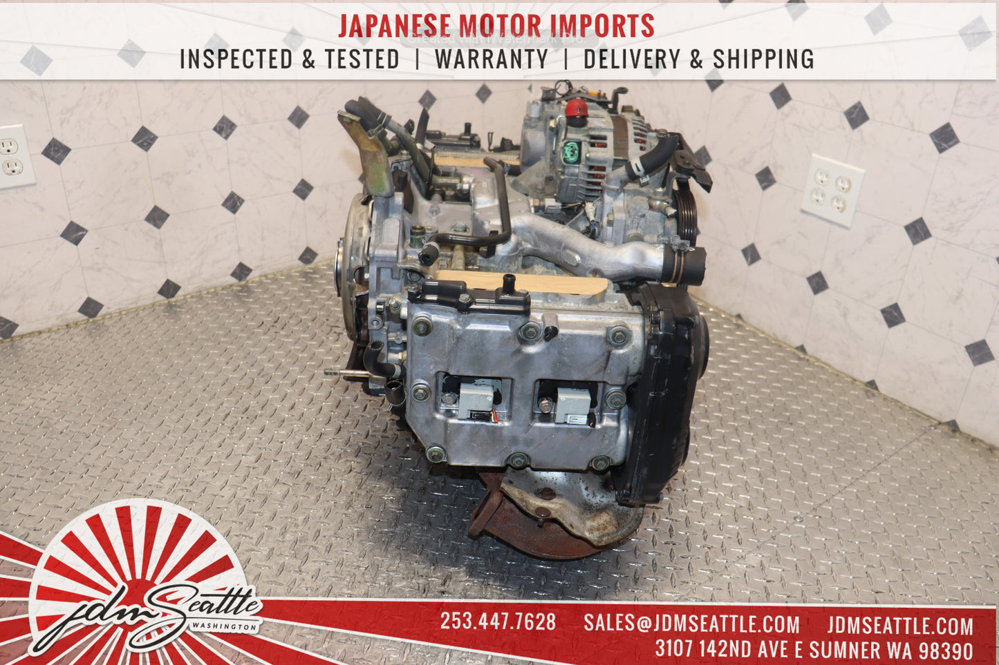 JDM EJ20T EJ205 02-05 SUBARU IMPREZA WRX HEAD & BLOCK NON AVCS MOTOR