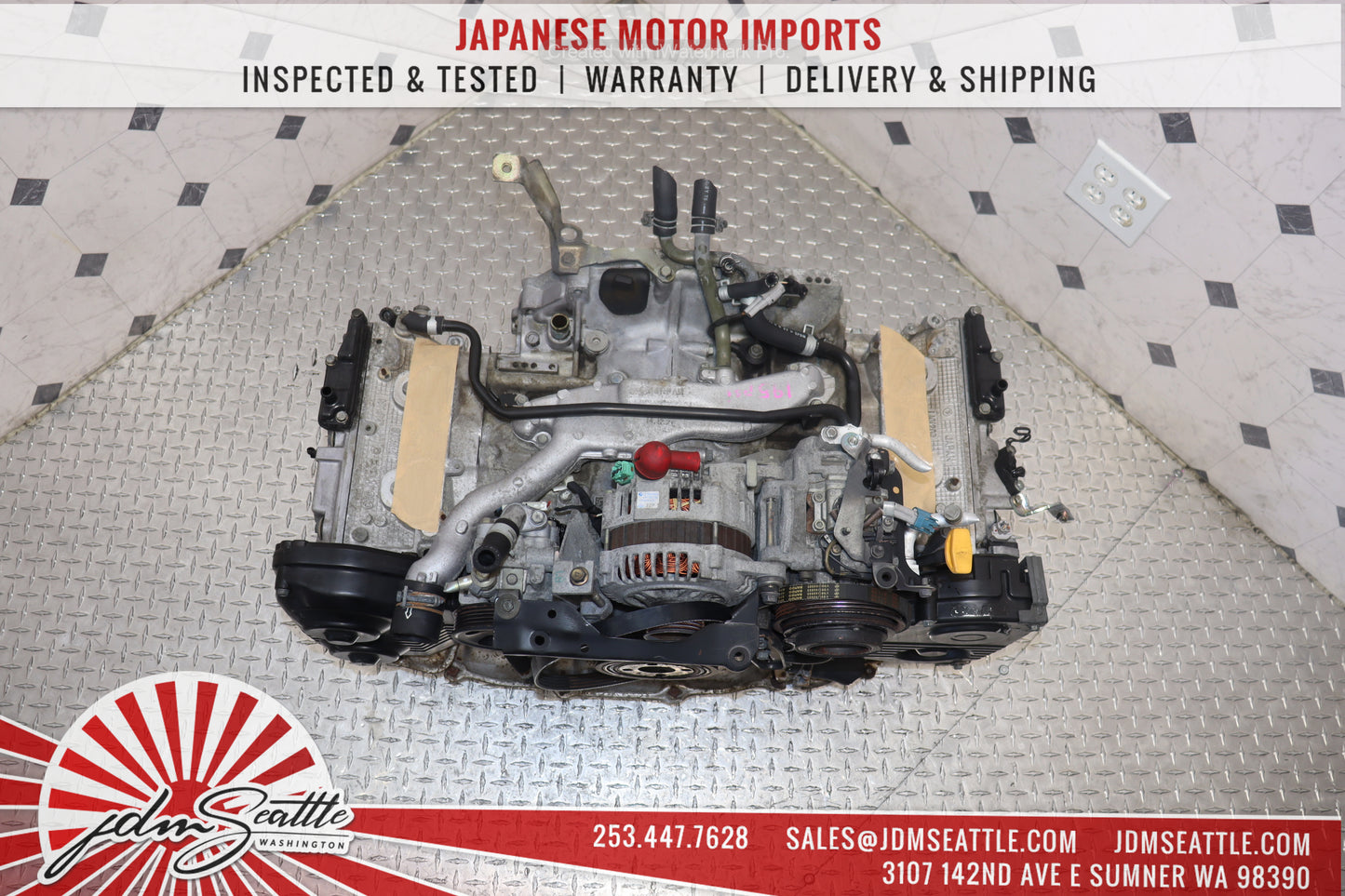 JDM EJ20T EJ205 02-05 SUBARU IMPREZA WRX HEAD & BLOCK NON AVCS MOTOR