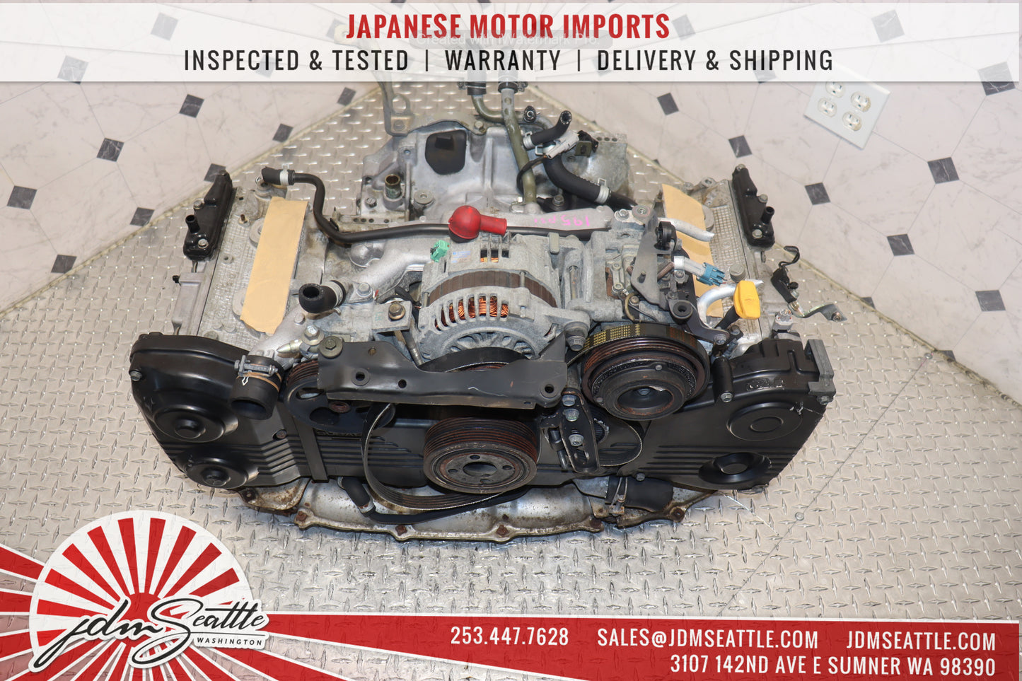 JDM EJ20T EJ205 02-05 SUBARU IMPREZA WRX HEAD & BLOCK NON AVCS MOTOR