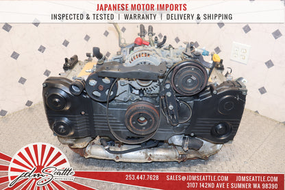 JDM EJ20T EJ205 02-05 SUBARU IMPREZA WRX HEAD & BLOCK NON AVCS MOTOR