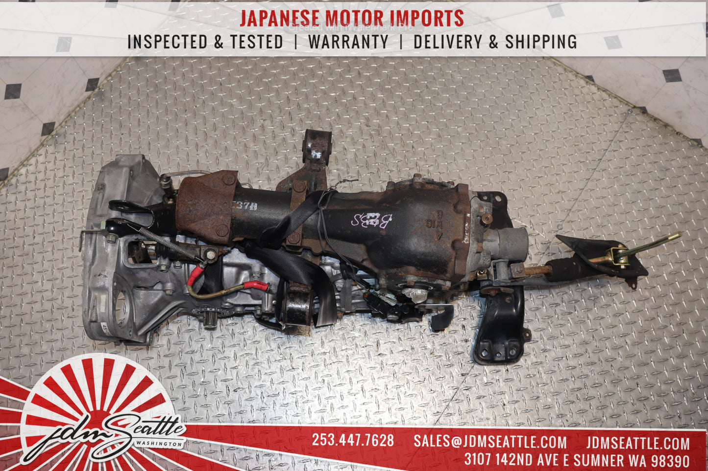 JDM EJ20 02-05 SUBARU IMPREZA WRX LEGACY-GT TRUBO  5SPEED MANUAL AWD TRANSMISSION 4.11 WITH DIFF