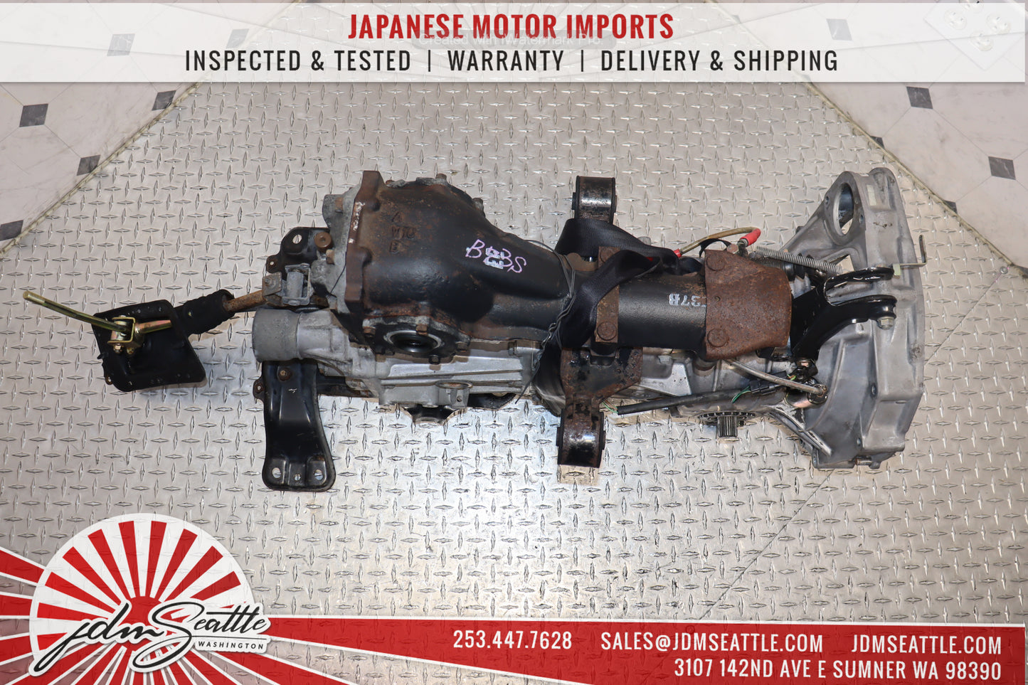 JDM EJ20 02-05 SUBARU IMPREZA WRX LEGACY-GT TRUBO  5SPEED MANUAL AWD TRANSMISSION 4.11 WITH DIFF