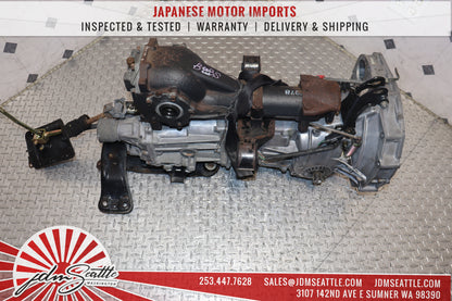 JDM EJ20 02-05 SUBARU IMPREZA WRX LEGACY-GT TRUBO  5SPEED MANUAL AWD TRANSMISSION 4.11 WITH DIFF