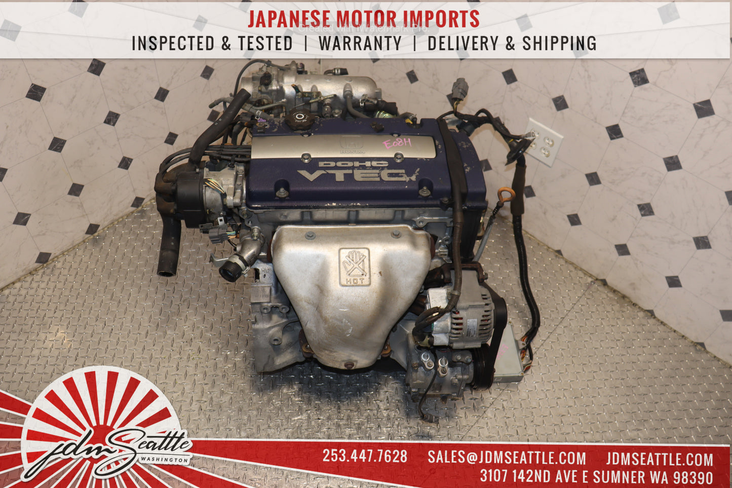 JDM H23A BLUE TOP DOHC VTEC ENGINE 98-02 HONDA ACCORD SIR 97-01 HONDA PRELUDE 2.3L