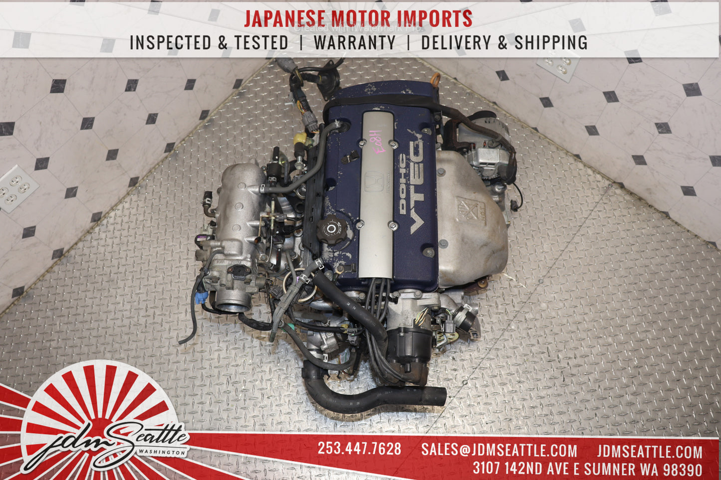 JDM H23A BLUE TOP DOHC VTEC ENGINE 98-02 HONDA ACCORD SIR 97-01 HONDA PRELUDE 2.3L