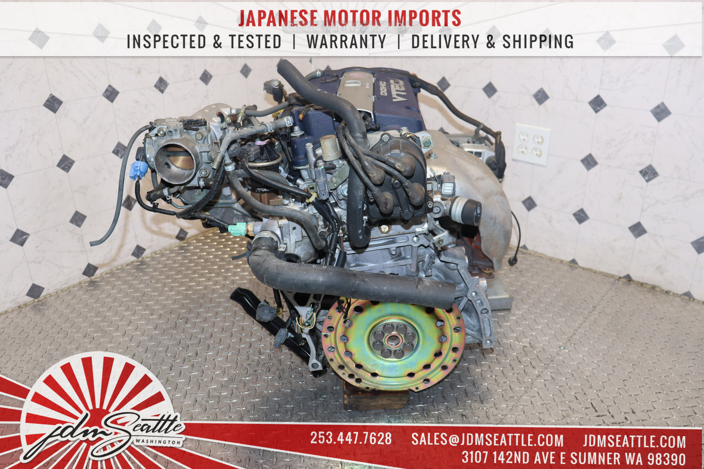 JDM H23A BLUE TOP DOHC VTEC ENGINE 98-02 HONDA ACCORD SIR 97-01 HONDA PRELUDE 2.3L