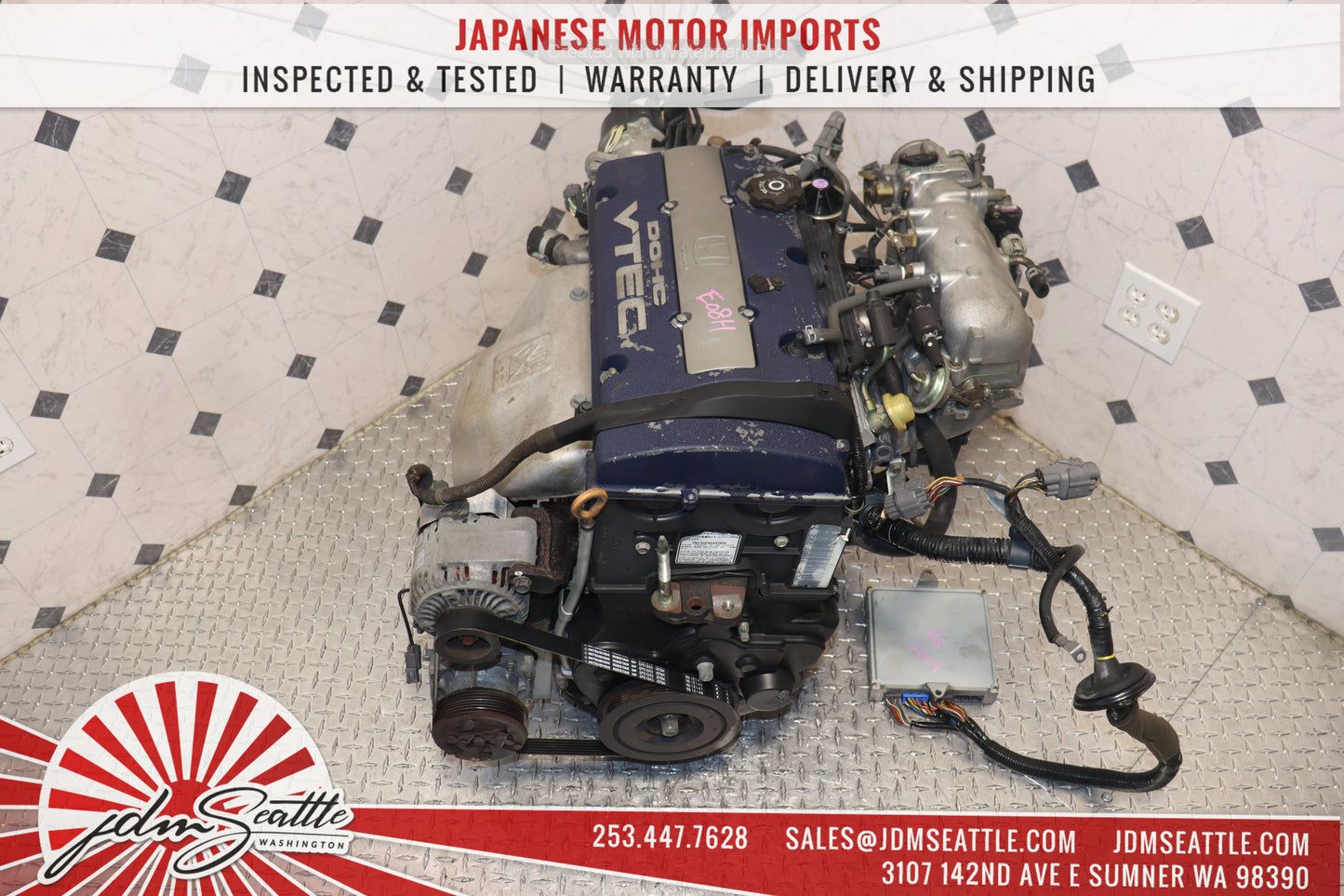 JDM H23A BLUE TOP DOHC VTEC ENGINE 98-02 HONDA ACCORD SIR 97-01 HONDA PRELUDE 2.3L