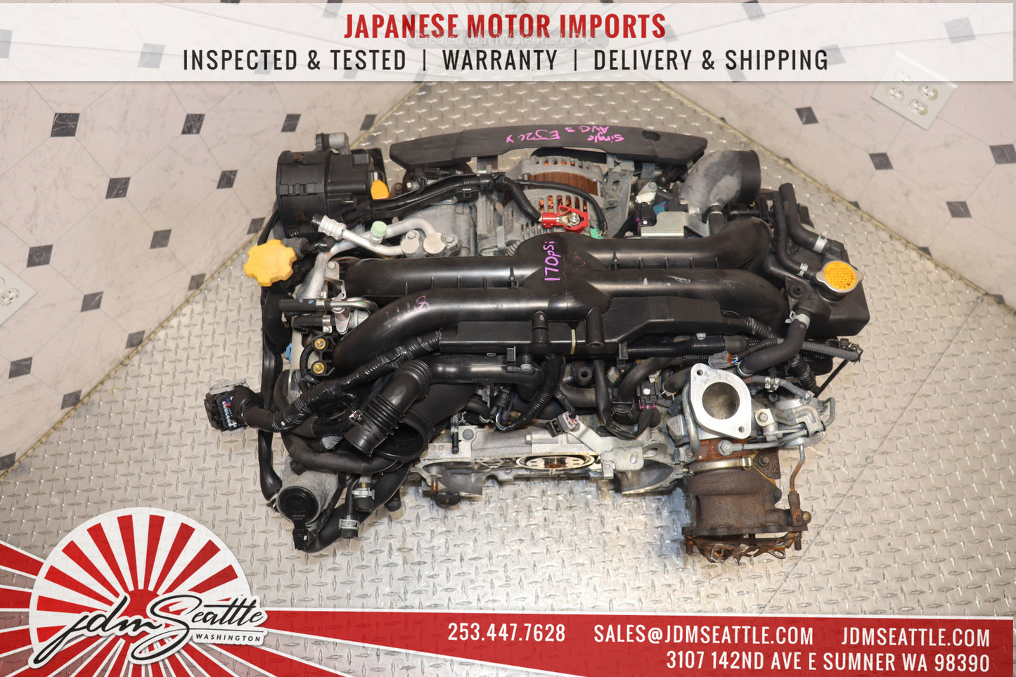 JDM EJ20Y SINGLE AVCS 08-15 SUBARU IMPREZA WRX FORESTER 2.0L REPLACEMENT TO 2.5L EJ255 ENGINE