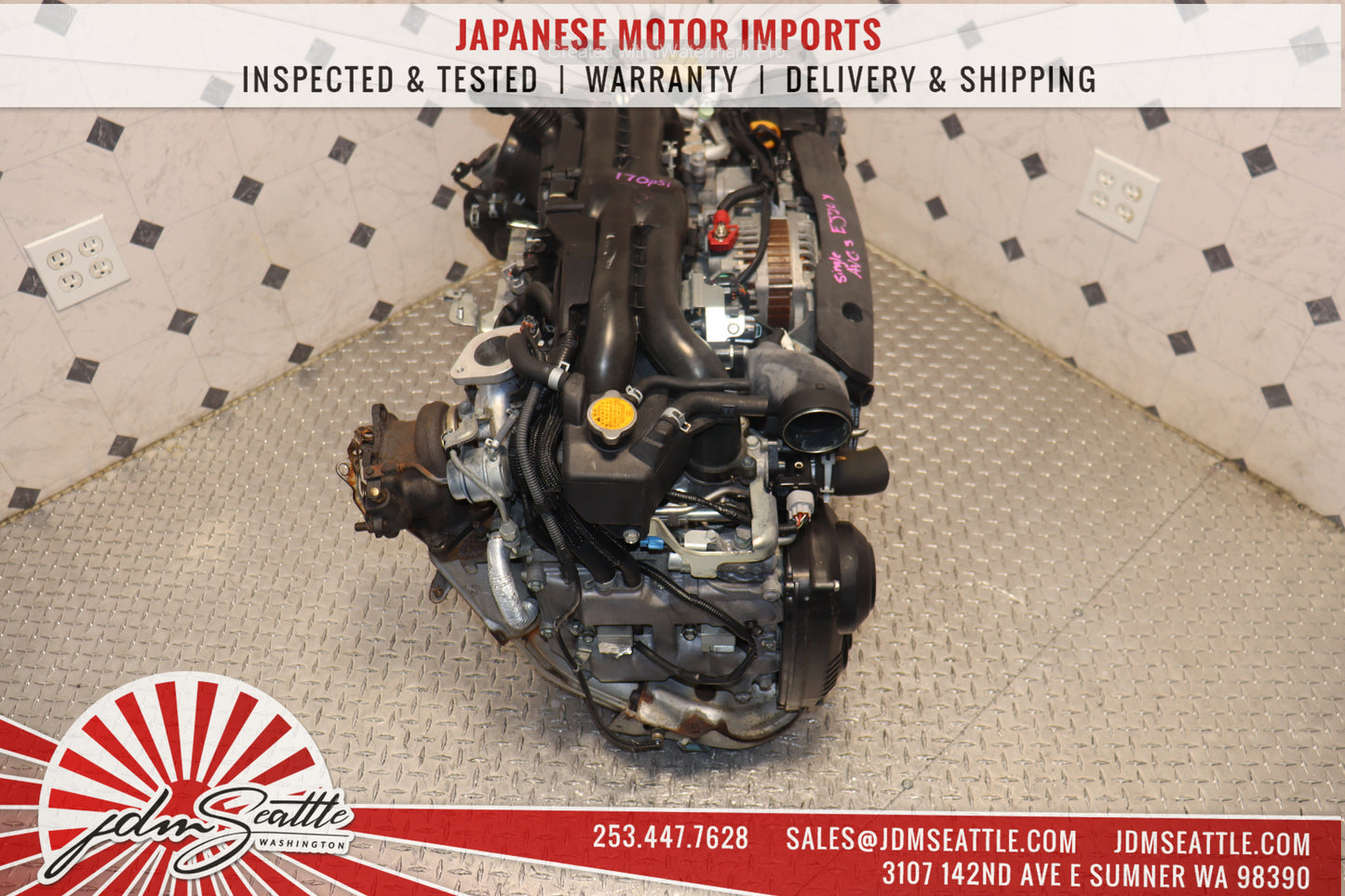 JDM EJ20Y SINGLE AVCS 08-15 SUBARU IMPREZA WRX FORESTER 2.0L REPLACEMENT TO 2.5L EJ255 ENGINE