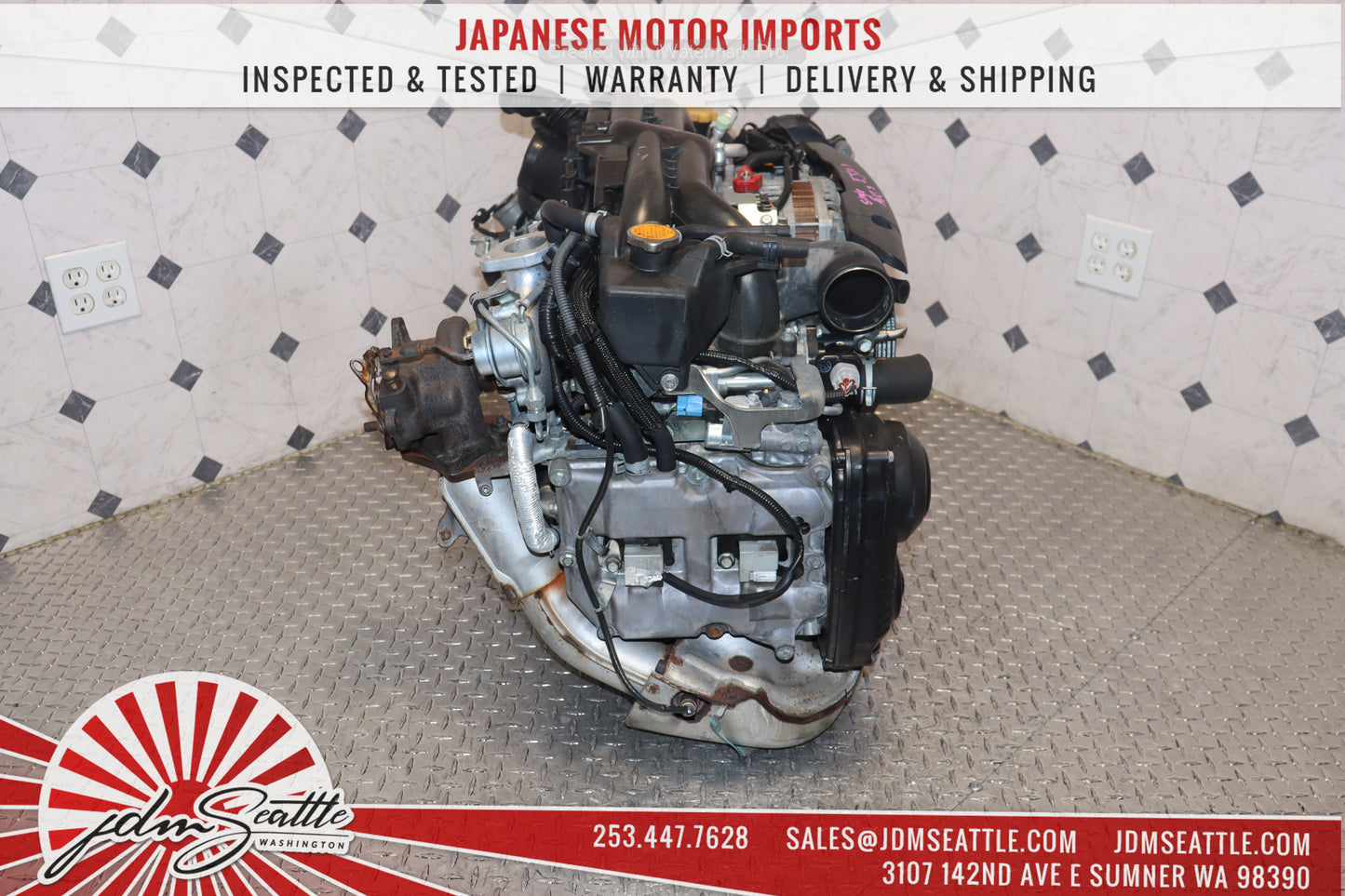 JDM EJ20Y SINGLE AVCS 08-15 SUBARU IMPREZA WRX FORESTER 2.0L REPLACEMENT TO 2.5L EJ255 ENGINE