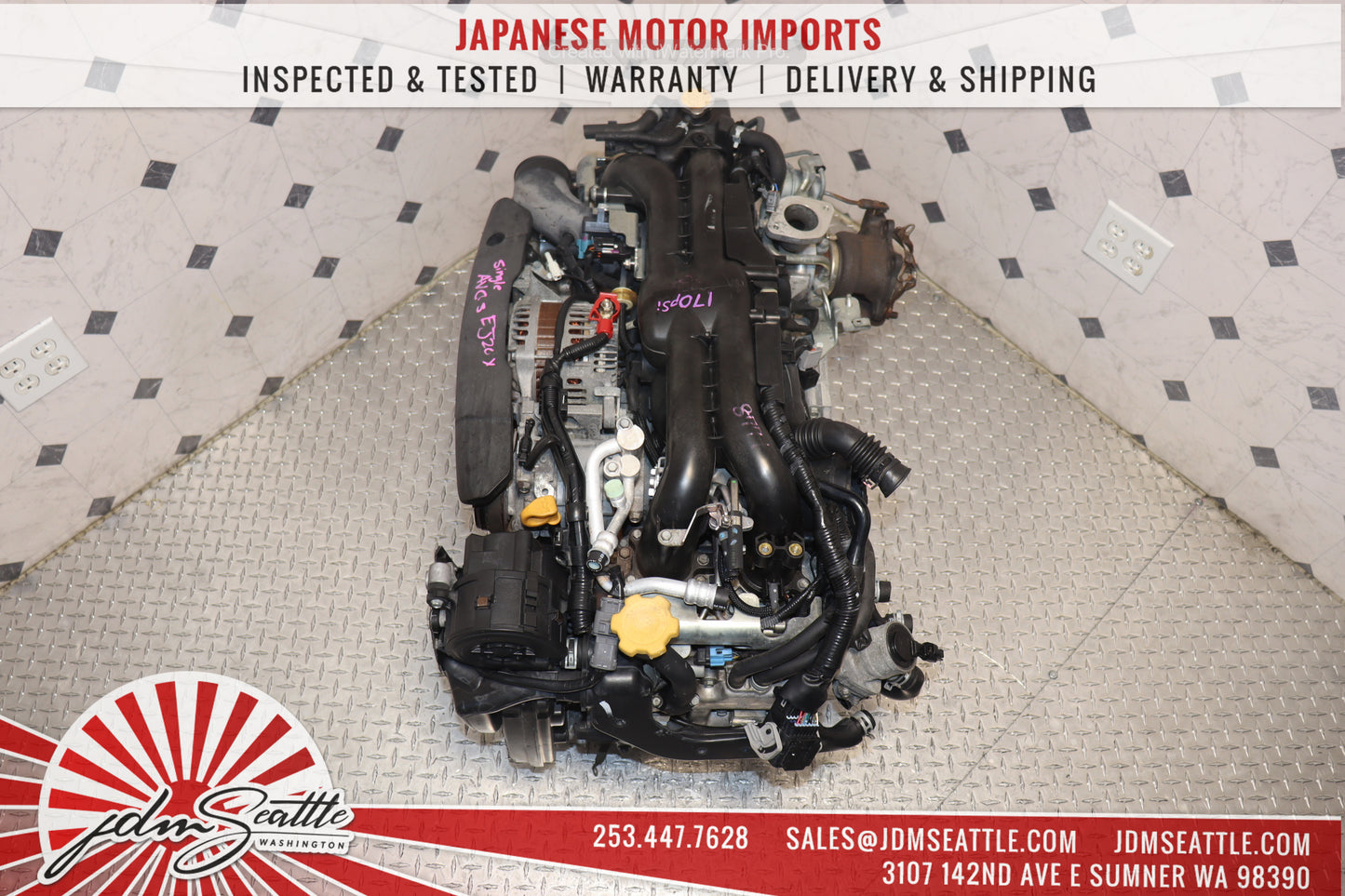 JDM EJ20Y SINGLE AVCS 08-15 SUBARU IMPREZA WRX FORESTER 2.0L REPLACEMENT TO 2.5L EJ255 ENGINE