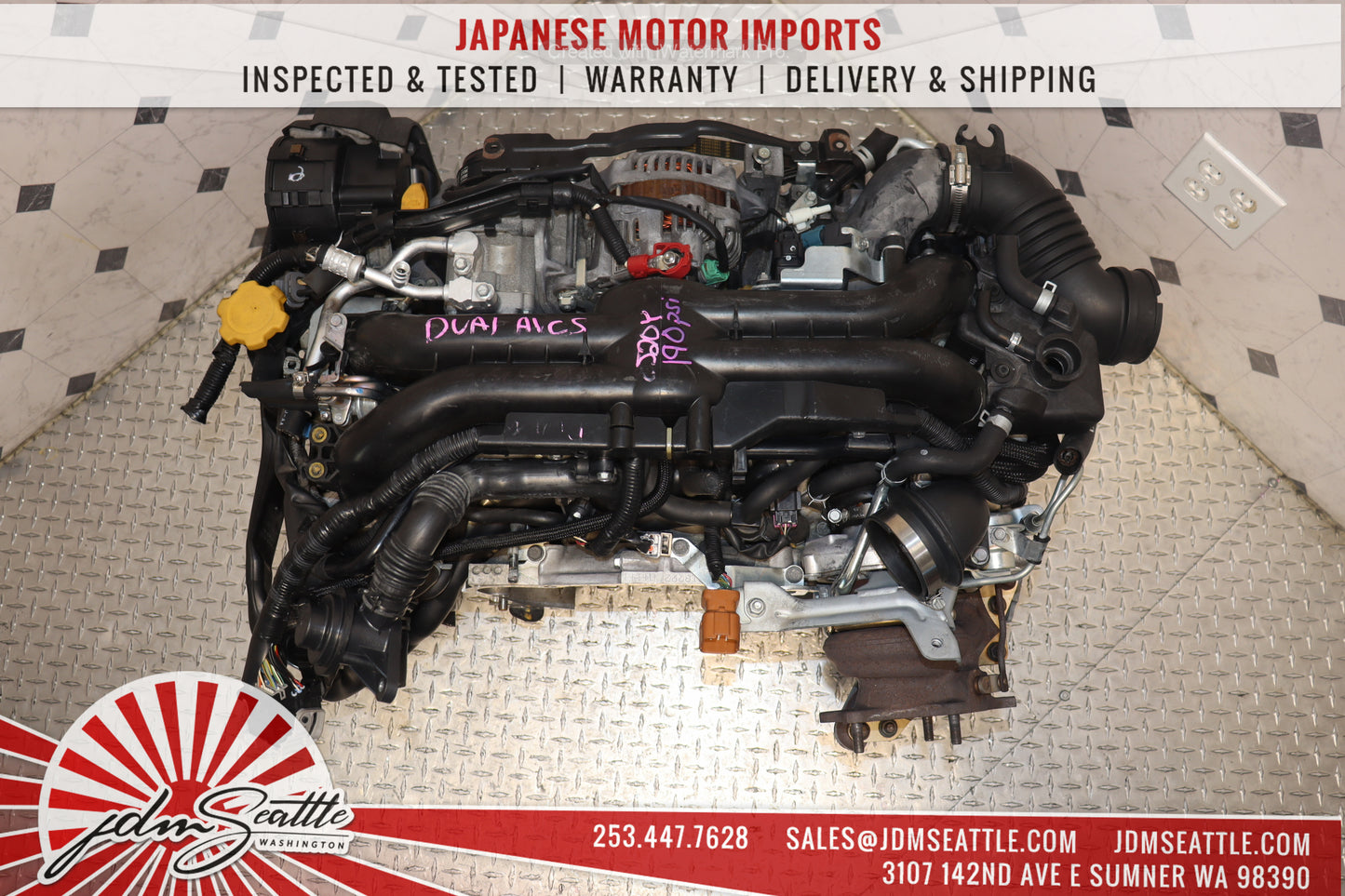 JDM EJ20Y DUAL AVCS 08-15 SUBARU IMPREZA WRX FORESTER 2.0L REPLACEMENT TO 2.5L EJ255 ENGINE