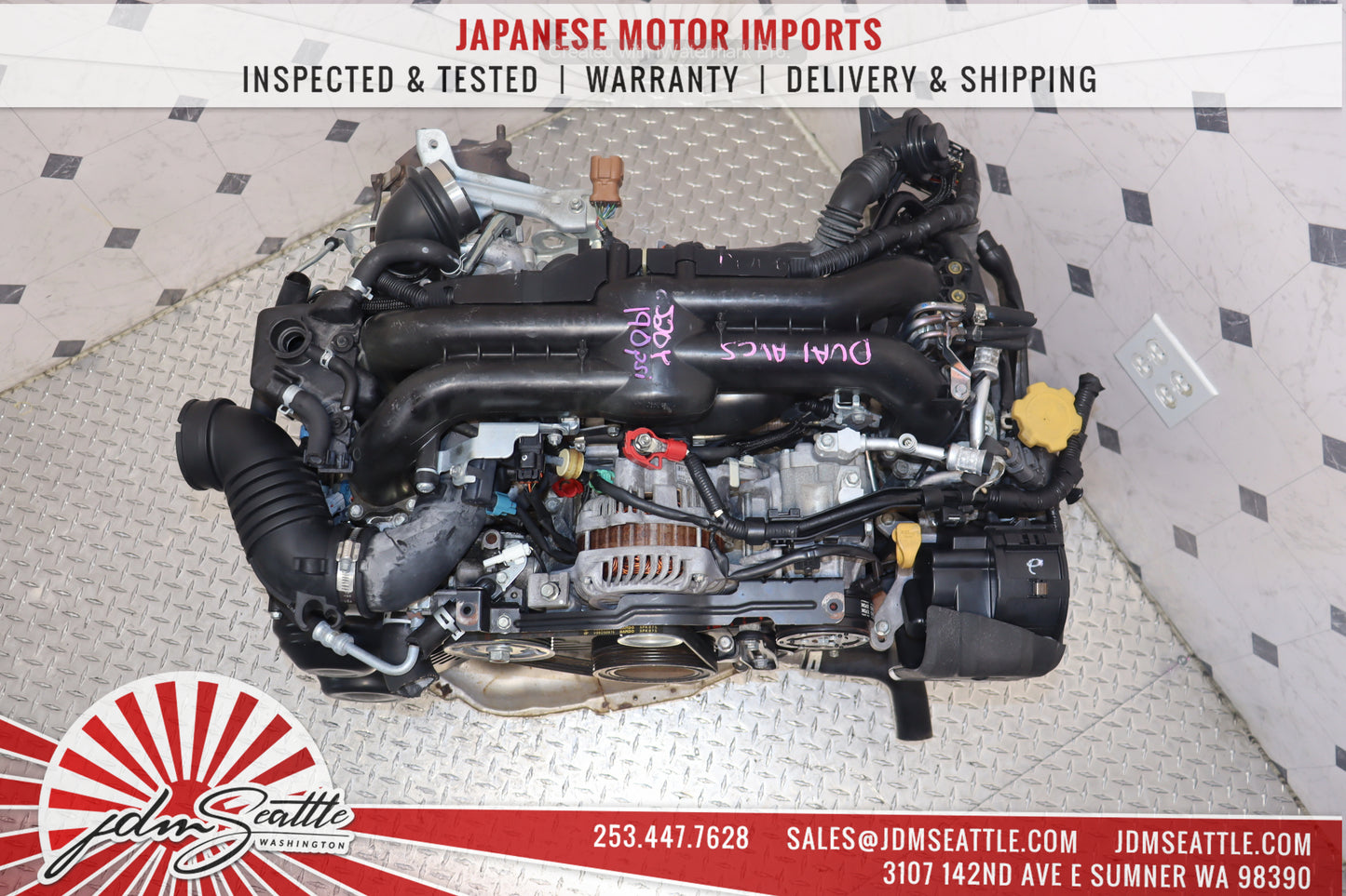 JDM EJ20Y DUAL AVCS 08-15 SUBARU IMPREZA WRX FORESTER 2.0L REPLACEMENT TO 2.5L EJ255 ENGINE