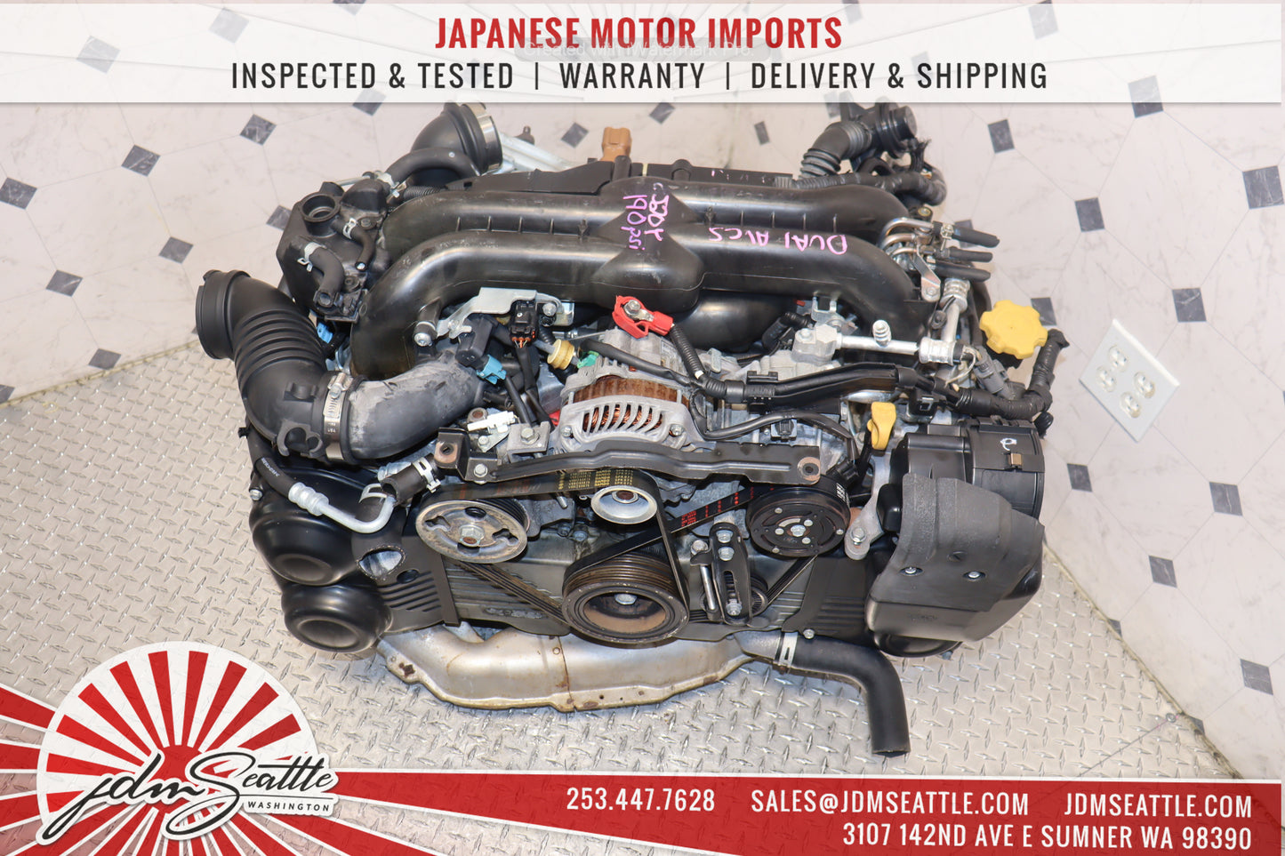 JDM EJ20Y DUAL AVCS 08-15 SUBARU IMPREZA WRX FORESTER 2.0L REPLACEMENT TO 2.5L EJ255 ENGINE