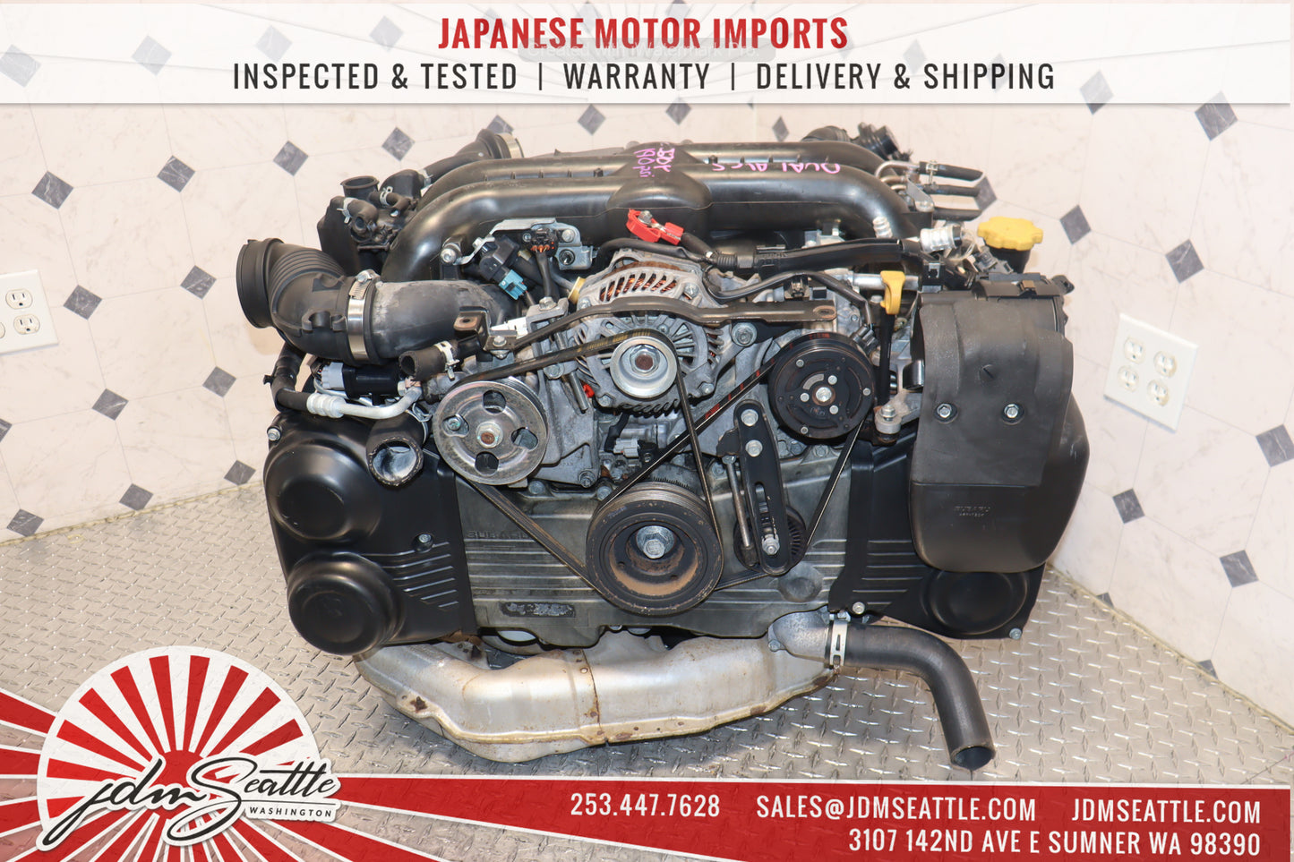 JDM EJ20Y DUAL AVCS 08-15 SUBARU IMPREZA WRX FORESTER 2.0L REPLACEMENT TO 2.5L EJ255 ENGINE