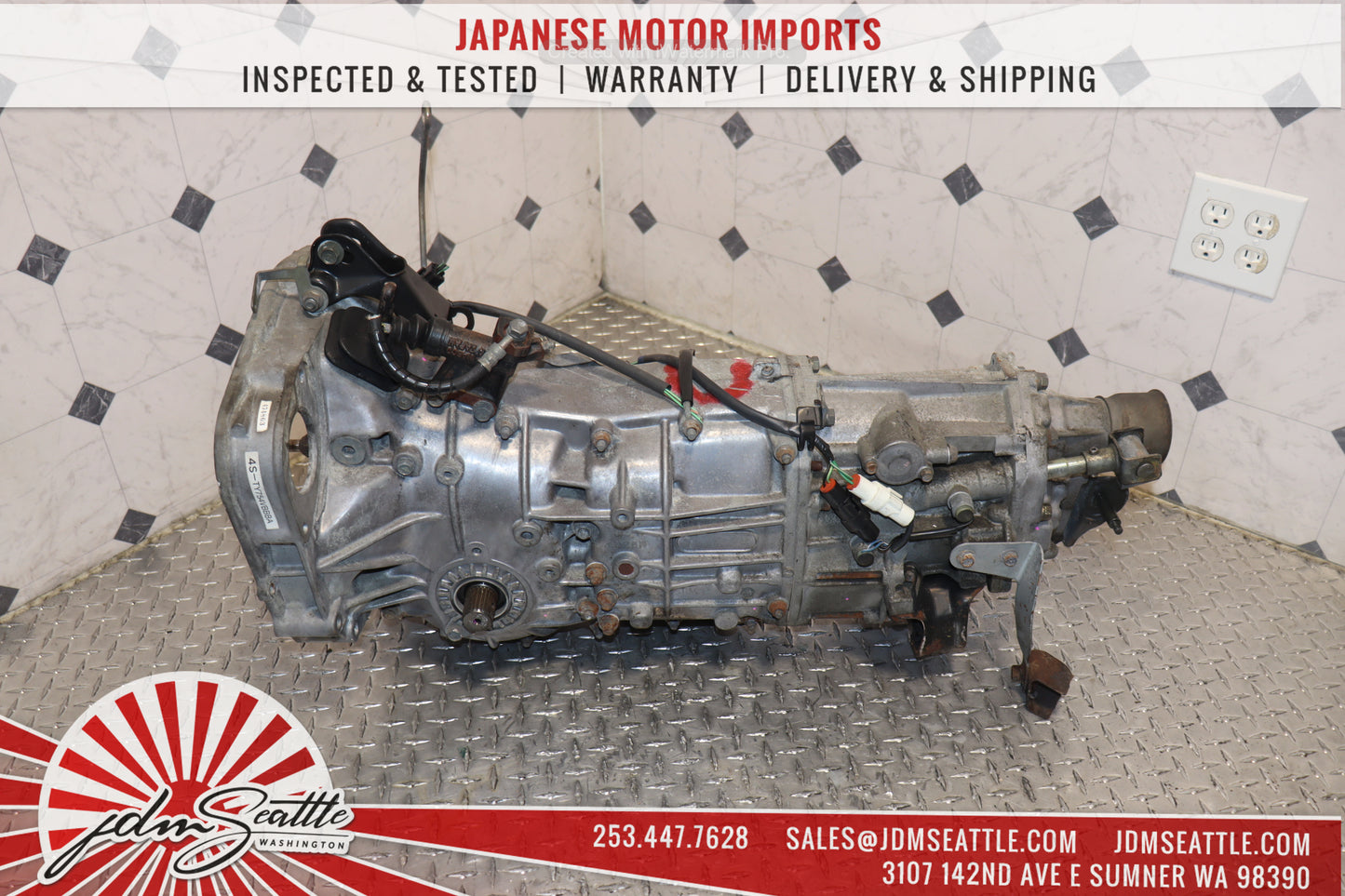 JDM EJ20 02-05 SUBARU IMPREZA WRX LEGACY-GT TURBO 5SPEED MANUAL AWD TRANSMISSION 4.11 WITH DIFF