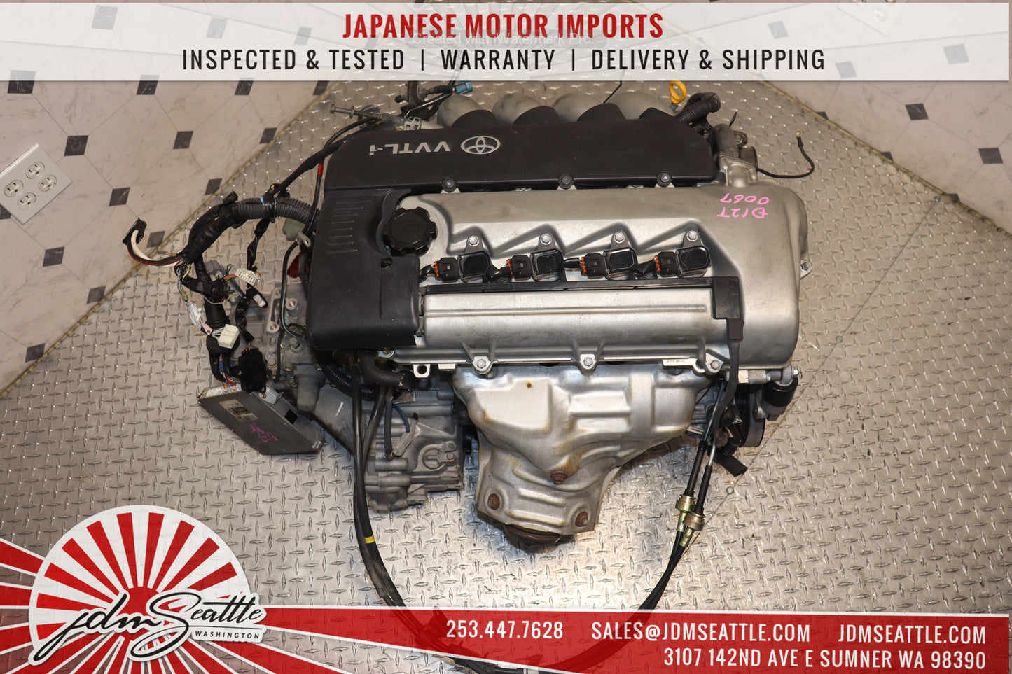 2000 2001 2002 2003 2004 2005 Toyota Celica GT-S 1.8L VVTL-i Engine & 6 Speed Manual Transmission Swap JDM 2ZZ-GE