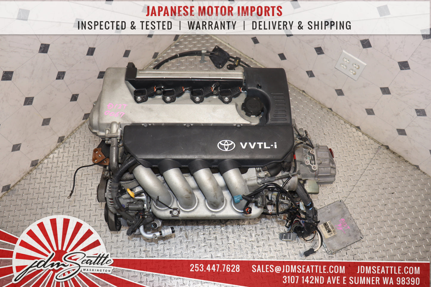 2000 2001 2002 2003 2004 2005 Toyota Celica GT-S 1.8L VVTL-i Engine & 6 Speed Manual Transmission Swap JDM 2ZZ-GE
