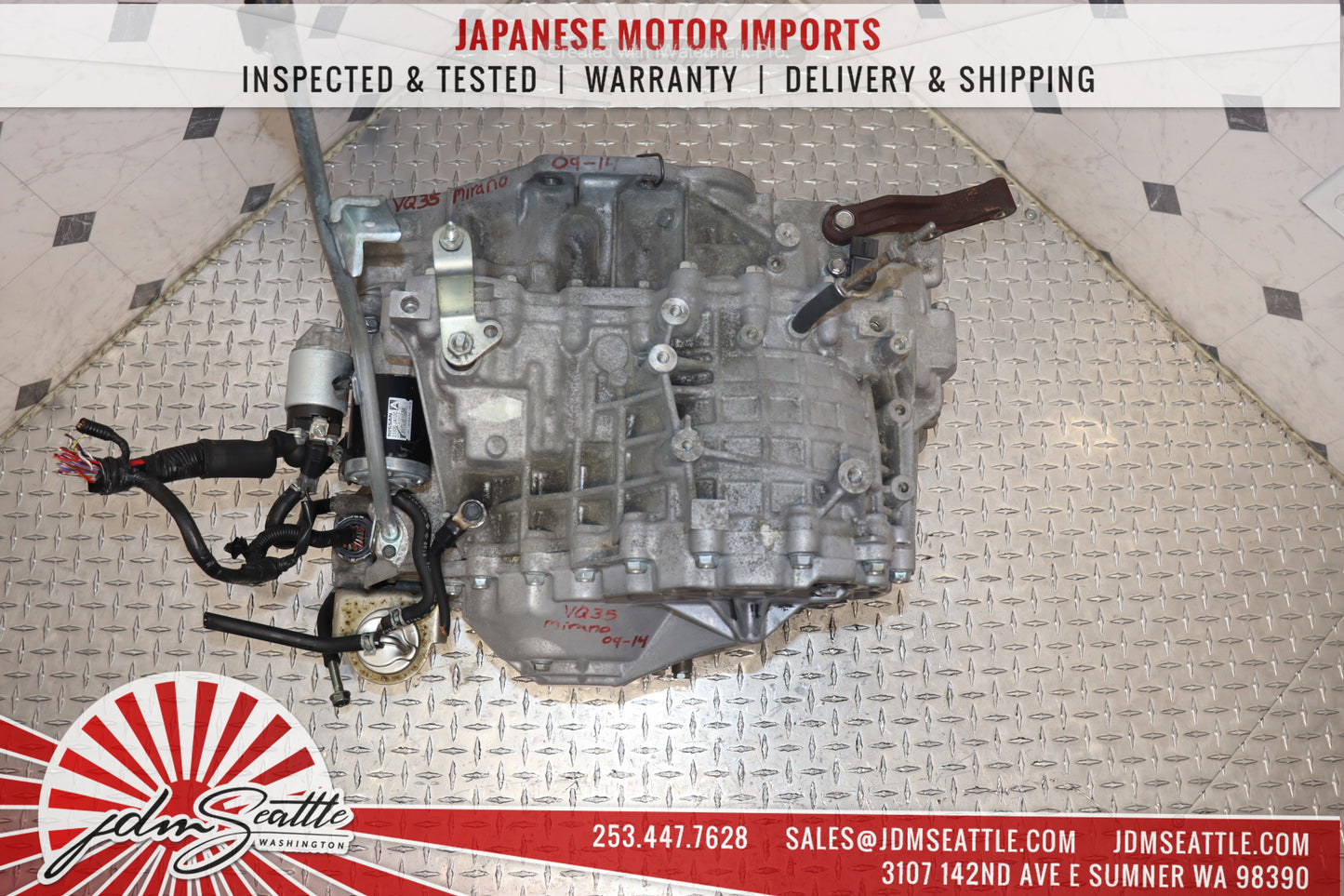 JDM 09-14 NISSAN MURANO 13 INFINITI JX35 CVT AWD TRANSMISSION WITH TRANSFER CASE