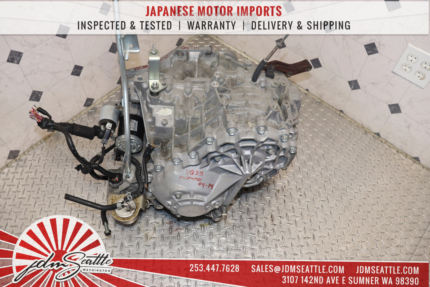 JDM 09-14 NISSAN MURANO 13 INFINITI JX35 CVT AWD TRANSMISSION WITH TRANSFER CASE