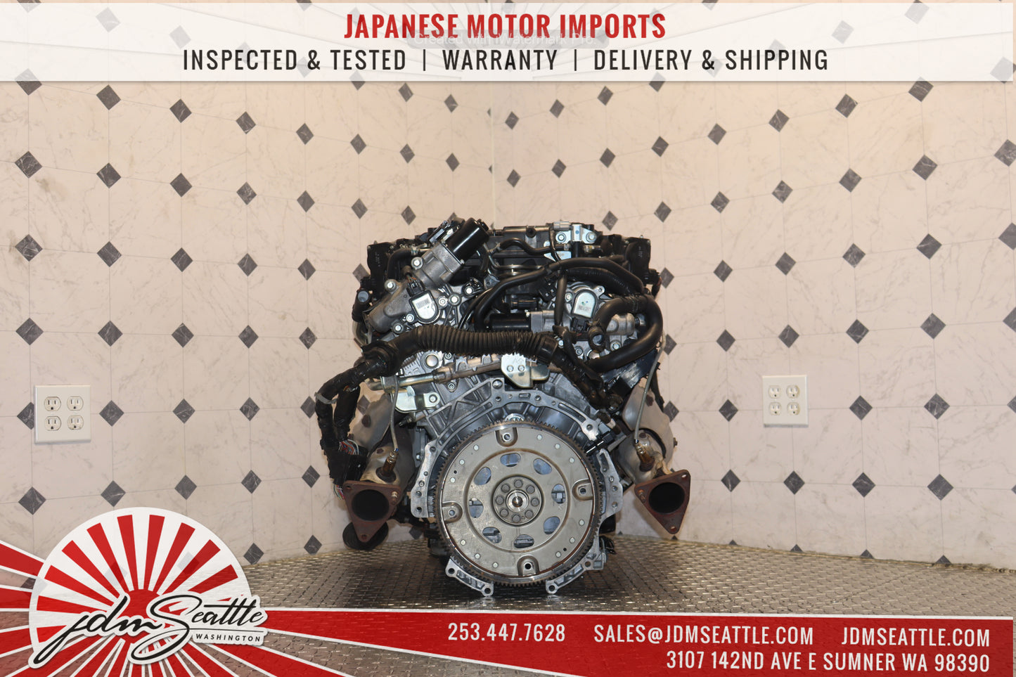 JDM VQ37HR ENGINE 09-13 NISSAN 370Z, 09-17 INFINITI G37, 11-13 M37 VVEL VQ37 3.7L HIGH REV MOTOR