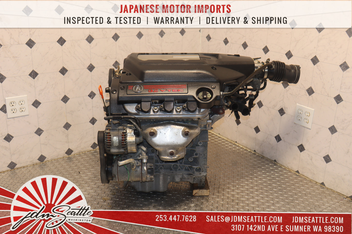 JDM 1999-2003 ACURA TL-S 3.2 VTEC ENGINE J32A TYPE-S