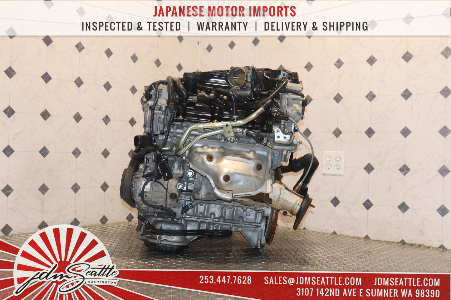 JDM VQ37HR ENGINE 09-13 NISSAN 370Z, 09-17 INFINITI G37, 11-13 M37 VVEL VQ37 3.7L HIGH REV MOTOR