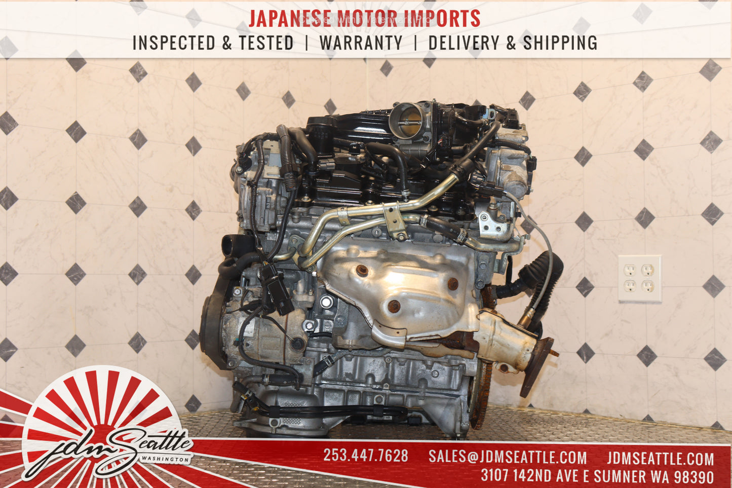 JDM VQ37HR ENGINE 09-13 NISSAN 370Z, 09-17 INFINITI G37, 11-13 M37 VVEL VQ37 3.7L HIGH REV MOTOR