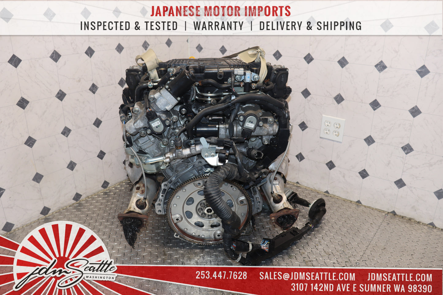 JDM VQ37HR ENGINE 09-13 NISSAN 370Z, 09-17 INFINITI G37, 11-13 M37 VVEL VQ37 3.7L HIGH REV MOTOR