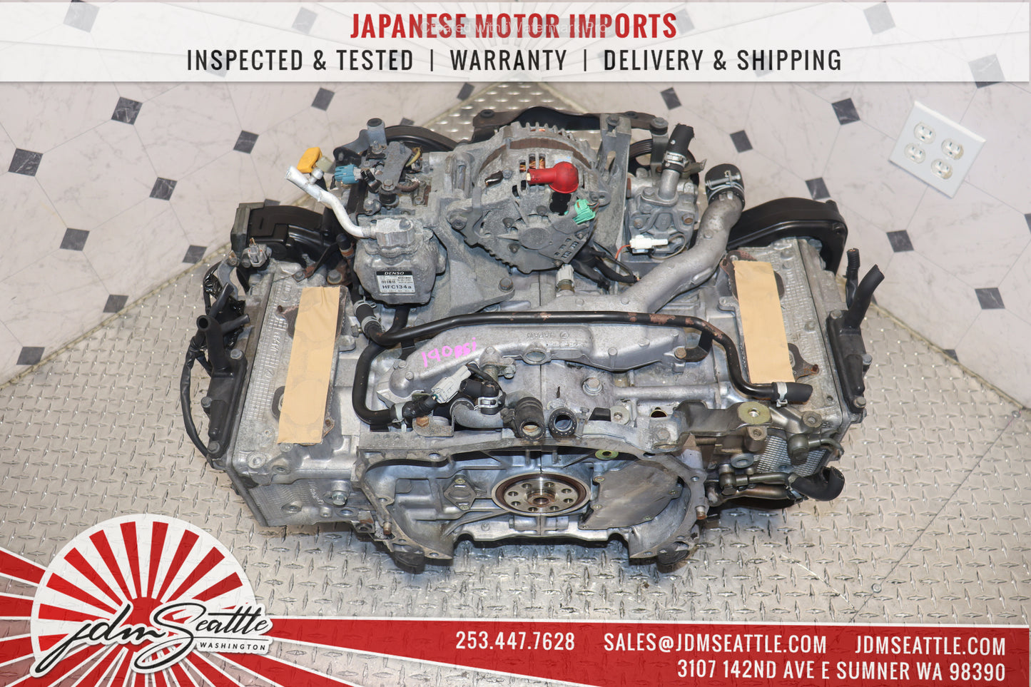 JDM EJ20T EJ205 02-05 SUBARU IMPREZA WRX HEAD & BLOCK NON AVCS MOTOR