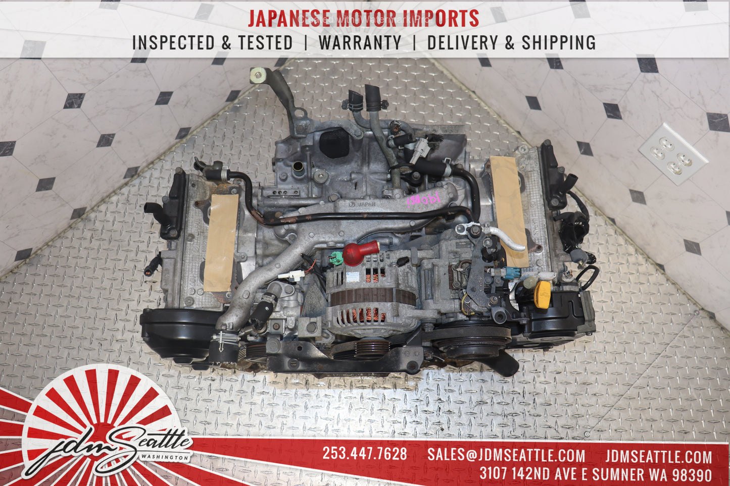 JDM EJ20T EJ205 02-05 SUBARU IMPREZA WRX HEAD & BLOCK NON AVCS MOTOR