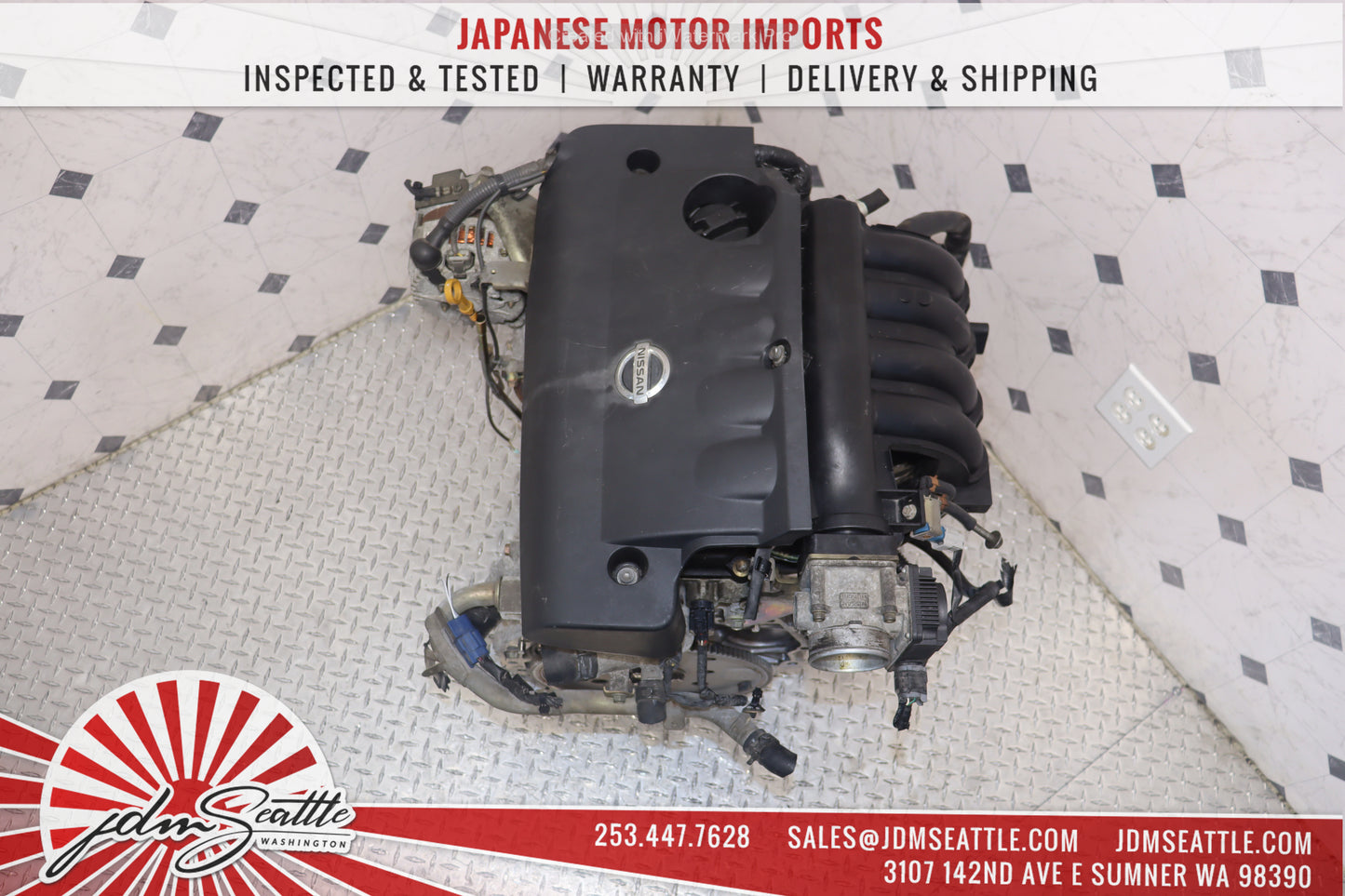 JDM QR25DE 2.5L DOHC ENGINE 2002-2006 NISSAN ALTIMA SENTRA SER QR25 MOTOR