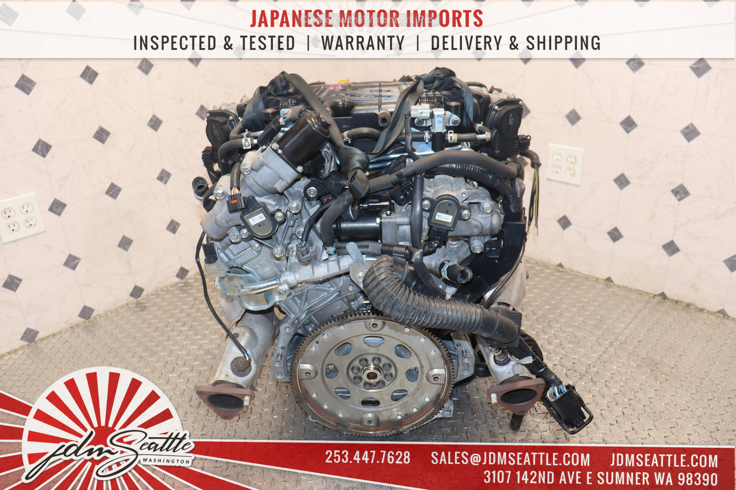 JDM VQ37HR ENGINE 09-13 NISSAN 370Z, 09-17 INFINITI G37, 11-13 M37 VVEL VQ37 3.7L HIGH REV MOTOR