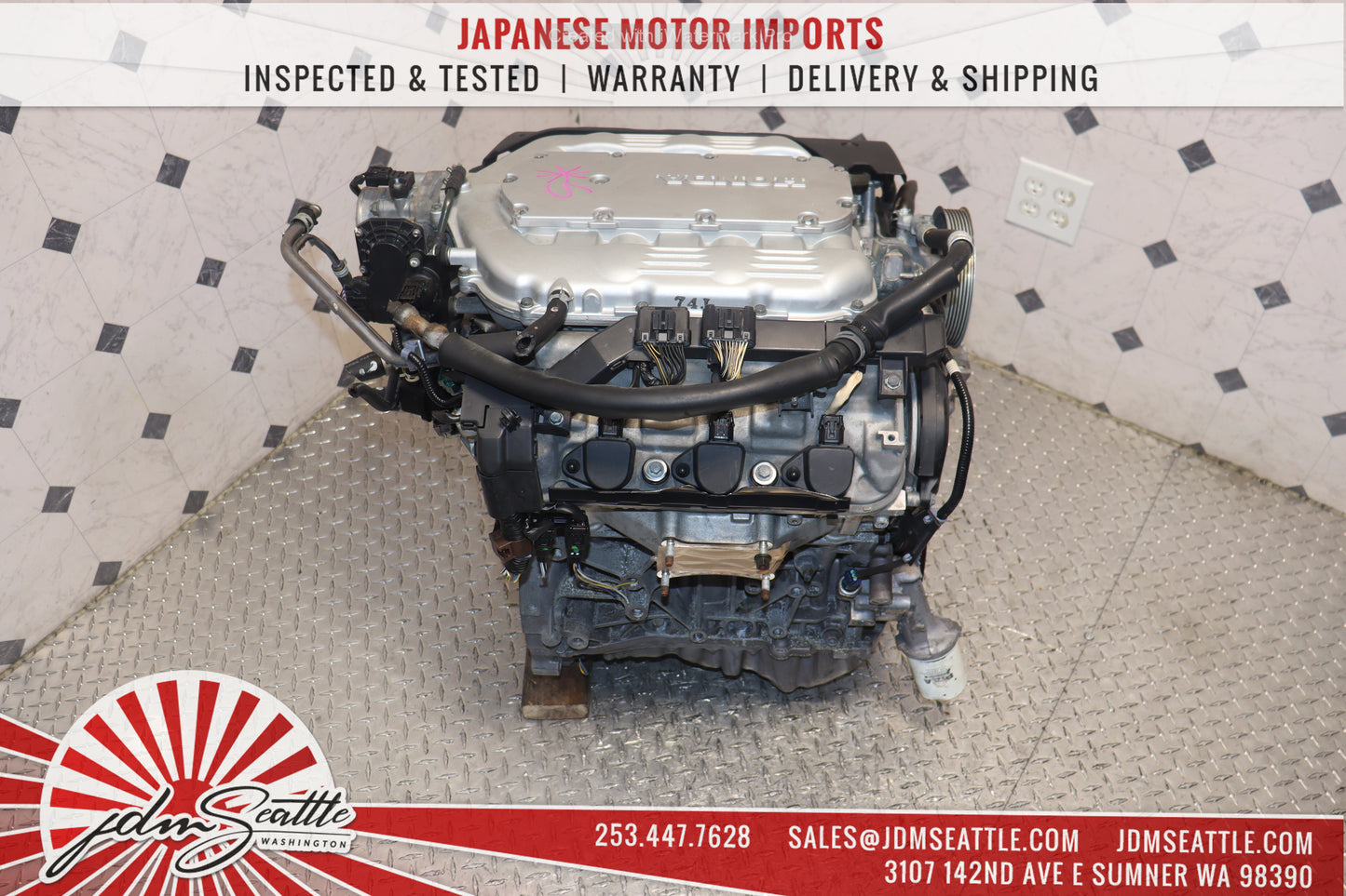 JDM J35A VCM 3.5L V6 ENGINE 08-12 HONDA ACCORD 08-10 ODYSSEY 09-12 PILOT