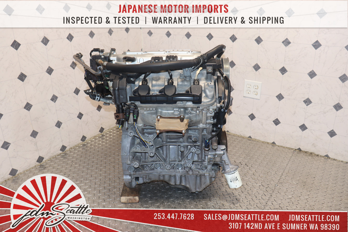 JDM J35A VCM 3.5L V6 ENGINE 08-12 HONDA ACCORD 08-10 ODYSSEY 09-12 PILOT