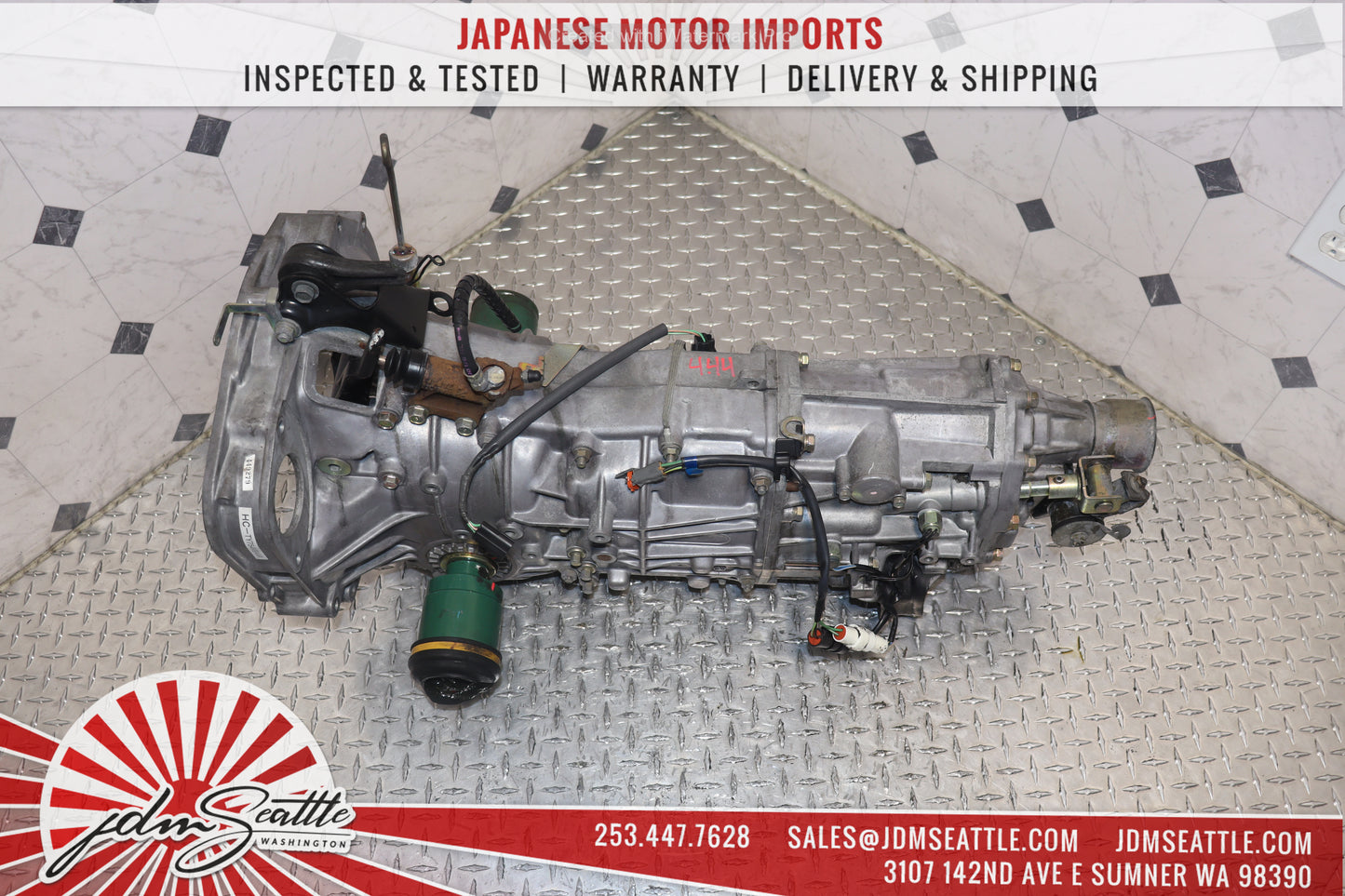 JDM EJ20/EJ205 02-05 SUBARU IMPREZA WRX LEGACY-GT TURBO 5SPEED MANUAL AWD TRANSMISSION 4.44