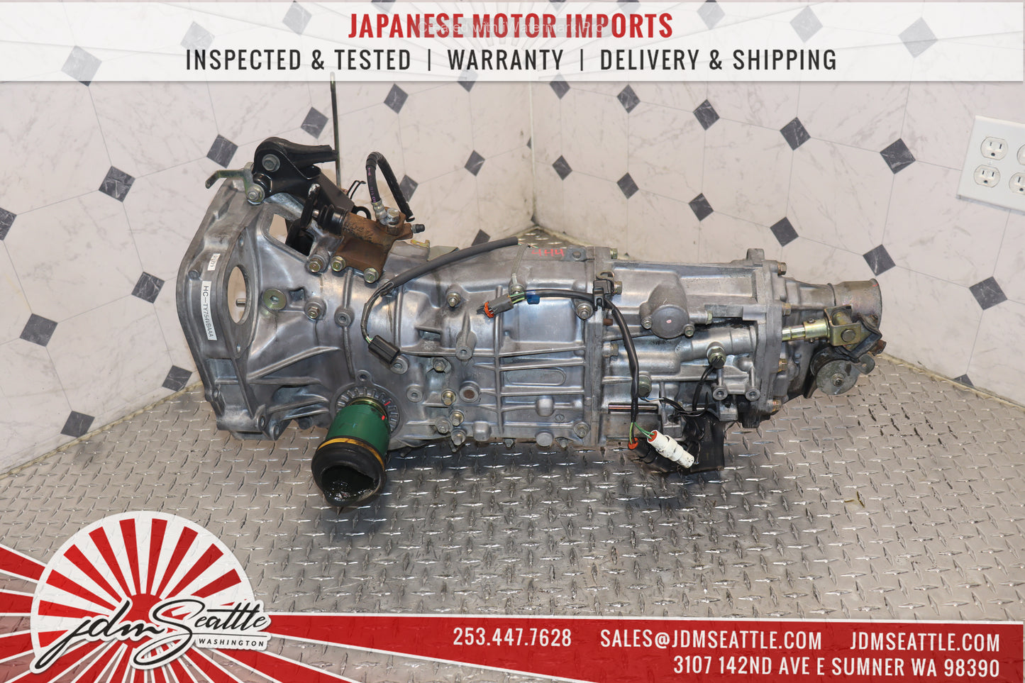 JDM EJ20/EJ205 02-05 SUBARU IMPREZA WRX LEGACY-GT TURBO 5SPEED MANUAL AWD TRANSMISSION 4.44