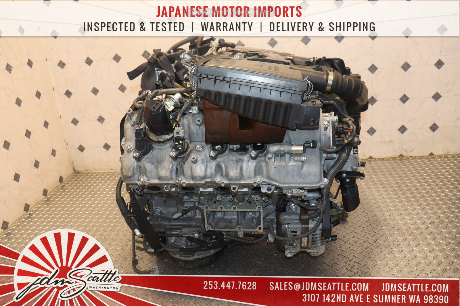 Lexus LS460 GS460 4.6L V8 DOHC VVTi Engine JDM 1UR-FSE