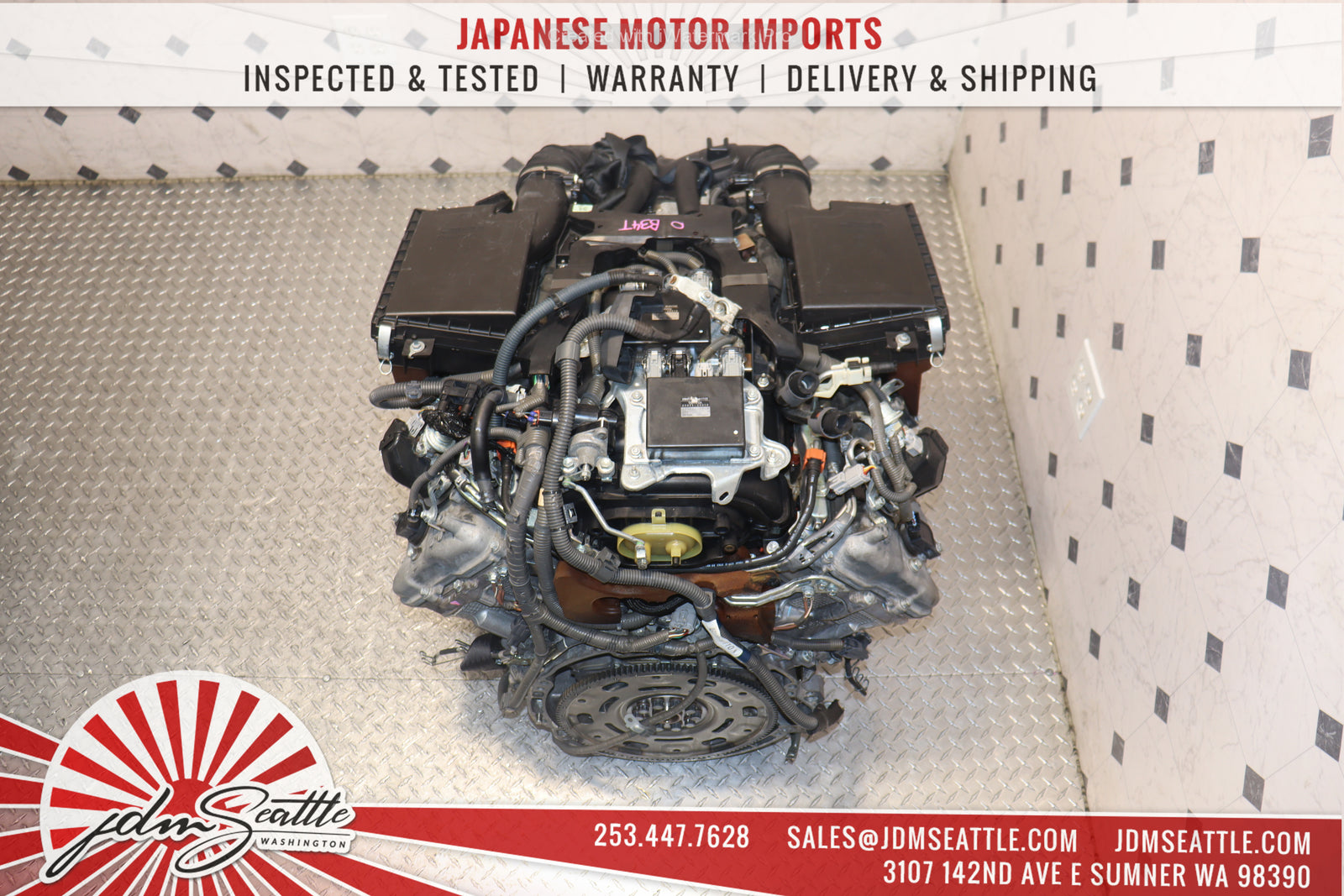 Lexus LS460 GS460 4.6L V8 DOHC VVTi Engine JDM 1UR-FSE