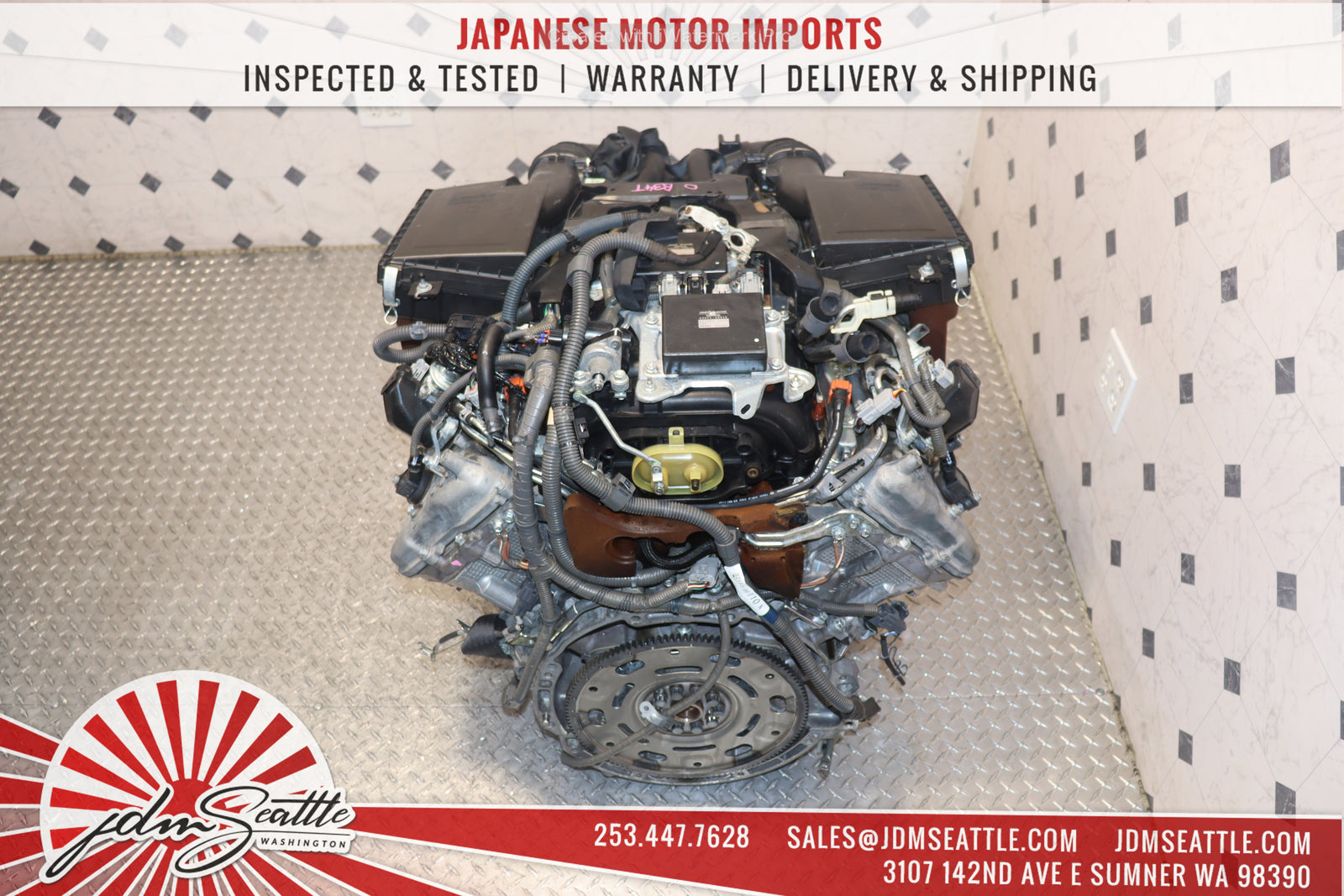 Lexus LS460 GS460 4.6L V8 DOHC VVTi Engine JDM 1UR-FSE