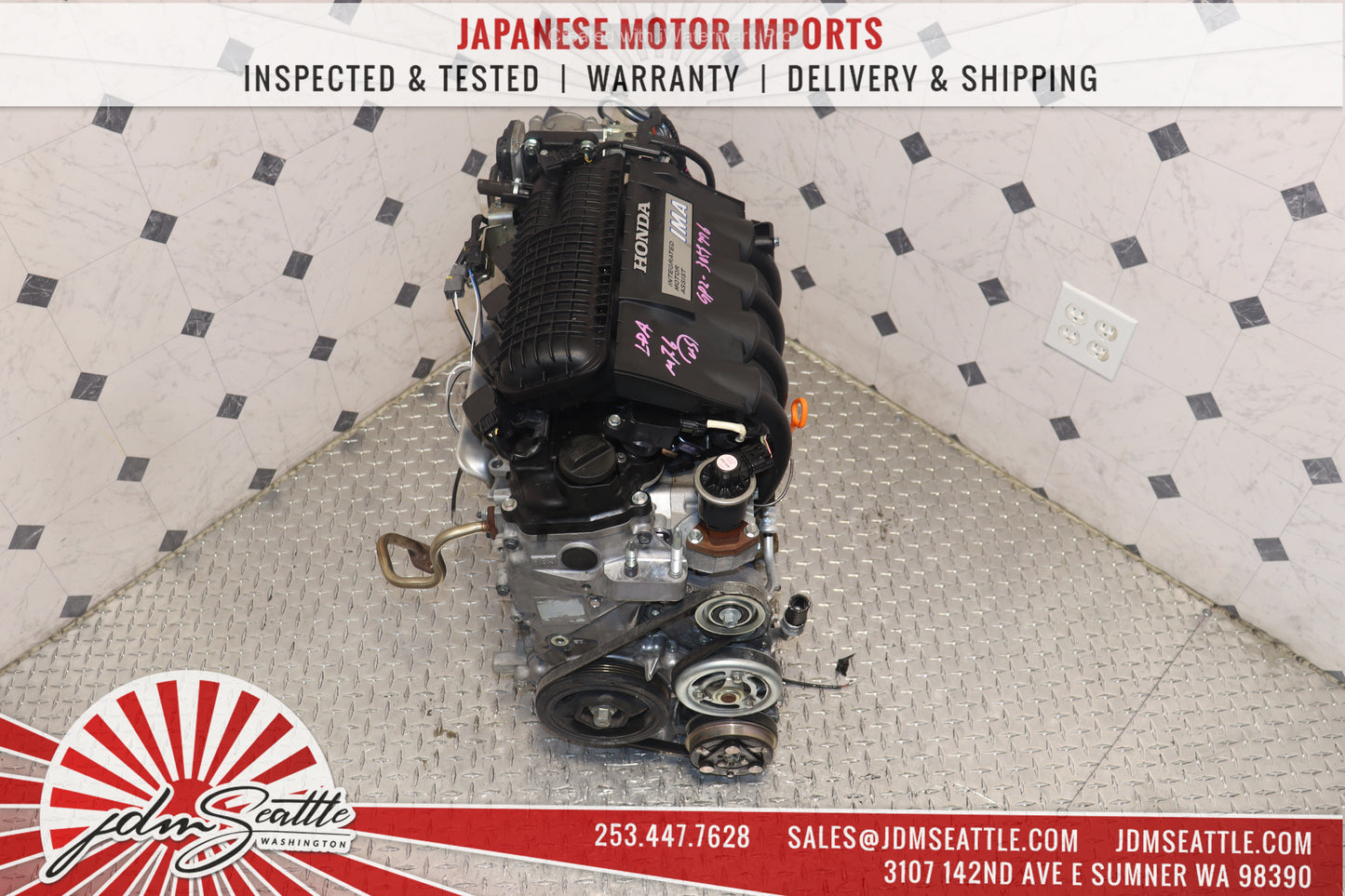 JDM 06-11 HONDA CIVIC HYBRID ENGINE LDA MF5 1.3L FD3 I-VTEC 3 STAGE MOTOR