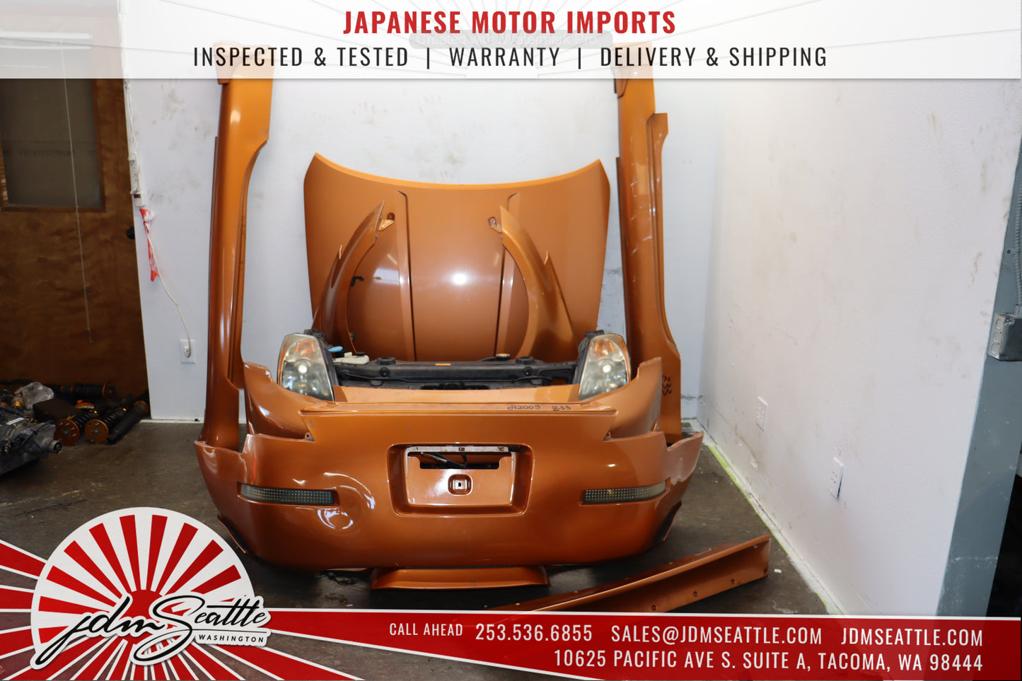 2003-2005 Nissan 350Z Z33 Complete JDM Front End Conversion & Body Kit